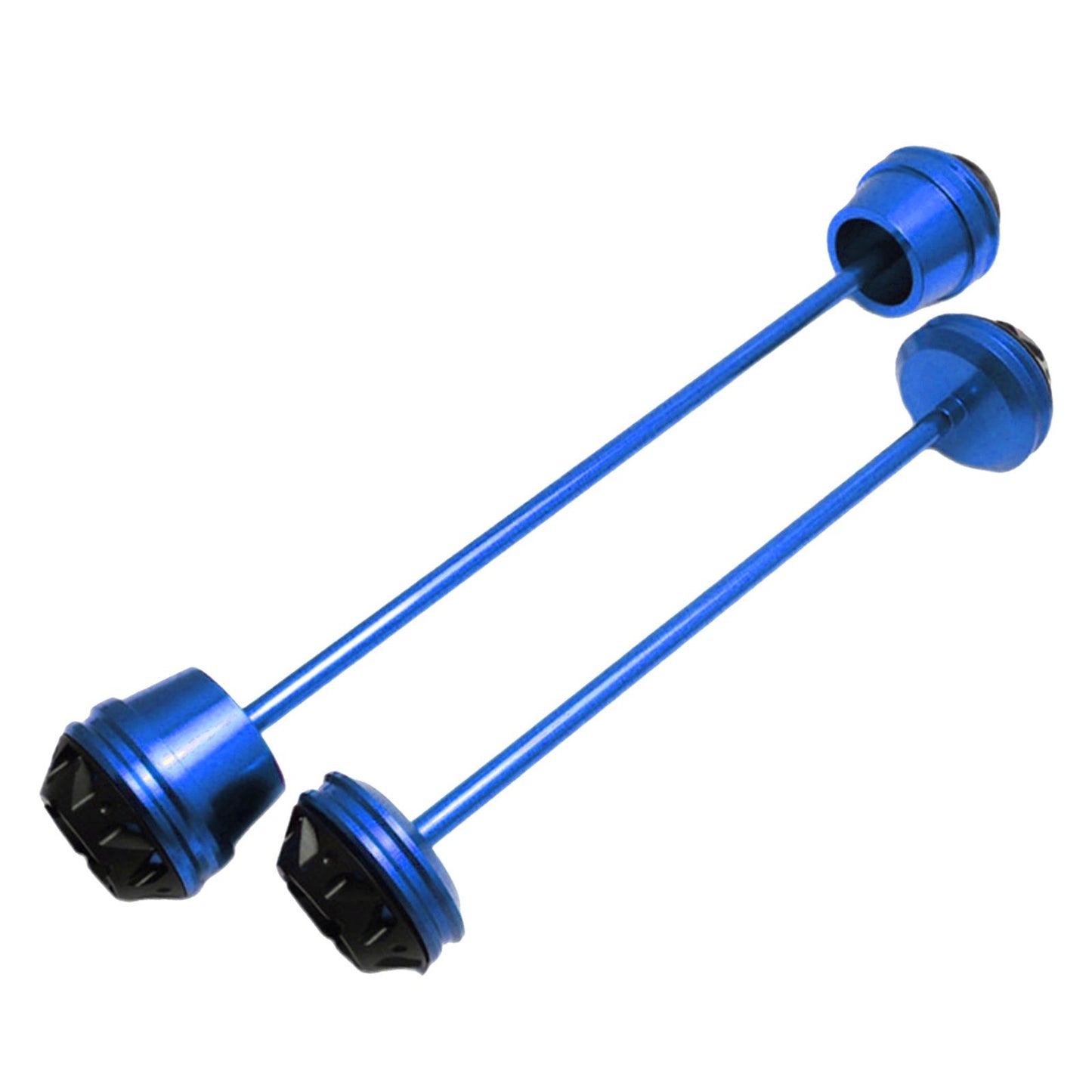 CNC Wheel Fork Axle Sliders For Yamaha MT07 MT-07 FZ07  blue