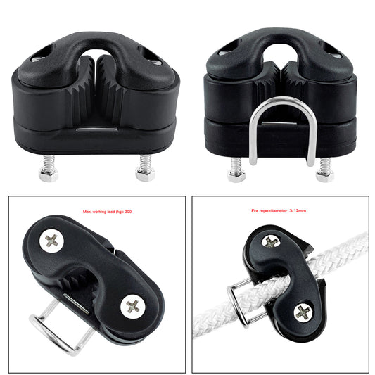 2 Row Ball Bearing Composite Cam Cleat Wire Fairlead No Lead Ring