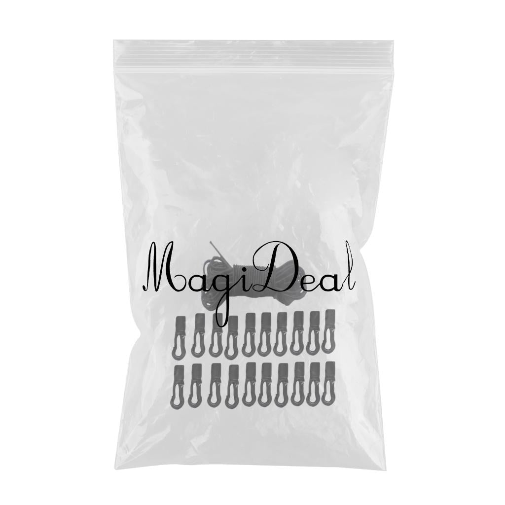 Elastic Bungee Rope with Bungee Cord Clips for Kayak Boat Camping Accessory