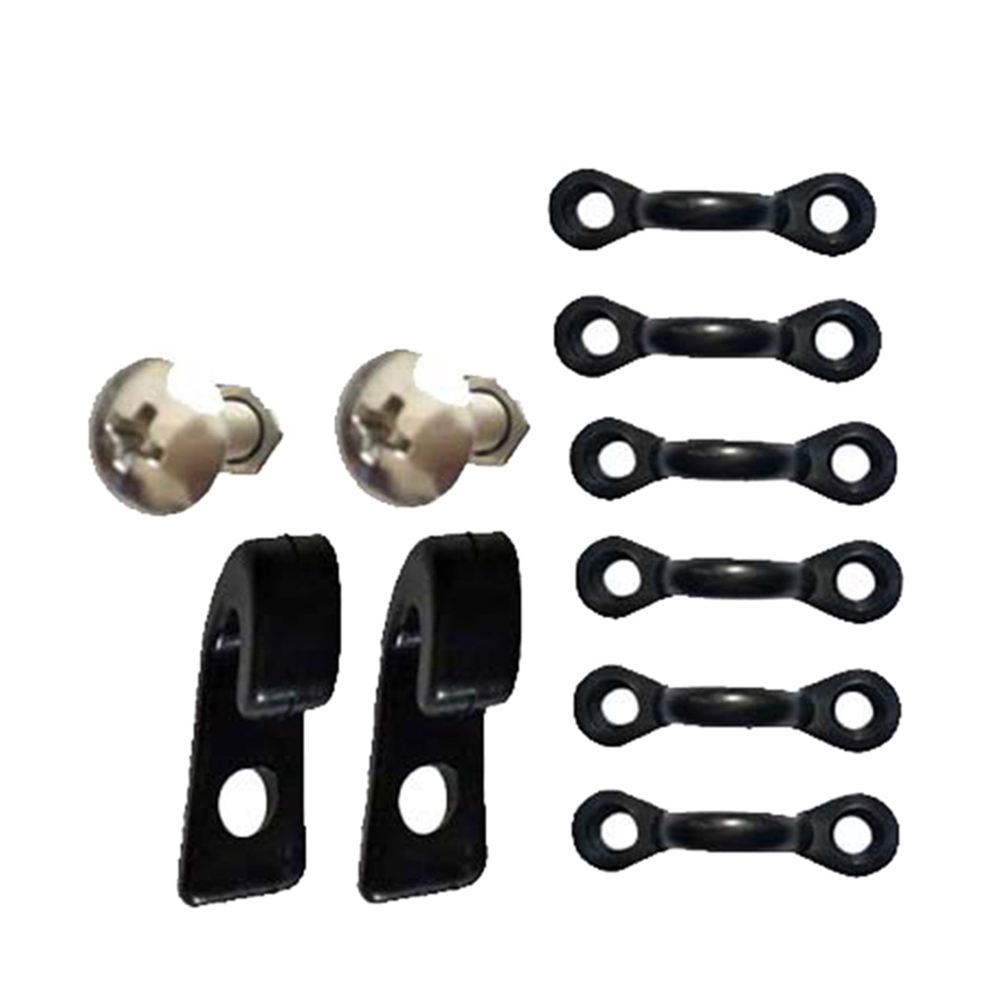 1Set Deck Rigging Kit Accessory Safety Deck Fitting Kit for Kayak Canoe Boat