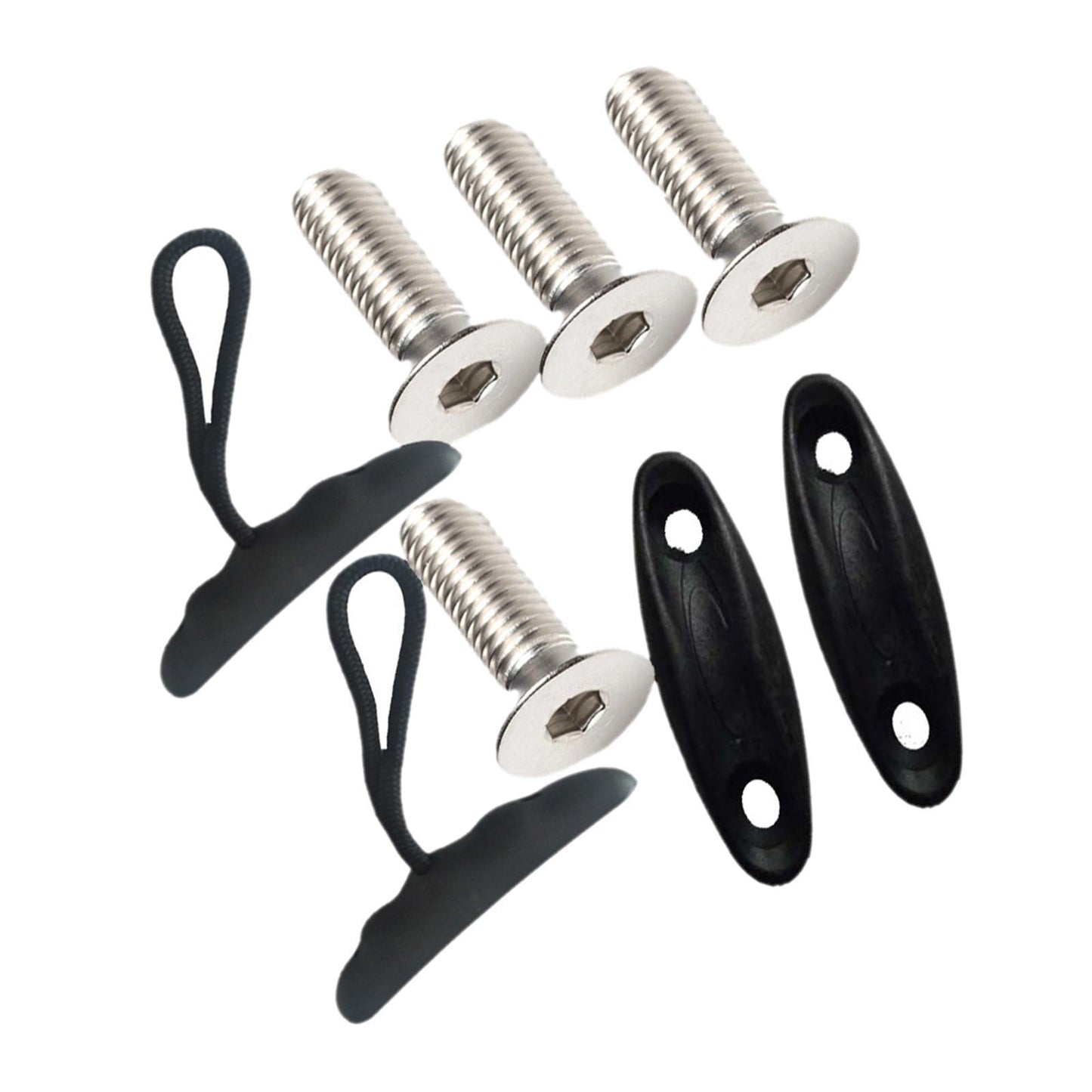 2x Nylon Kayak Carry Handle Canoe Carry Travel Transport T-Handle Pad Eye