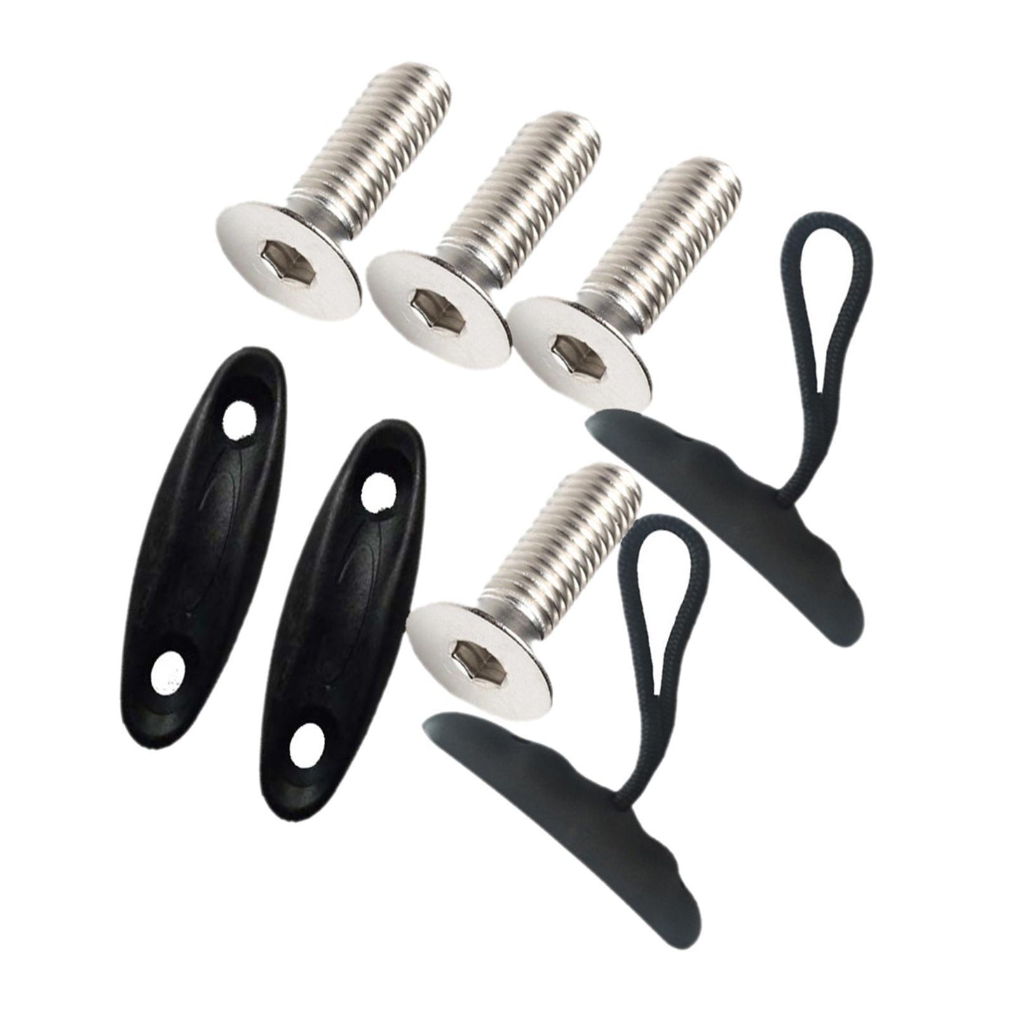 2x Nylon Kayak Carry Handle Canoe Carry Travel Transport T-Handle Pad Eye