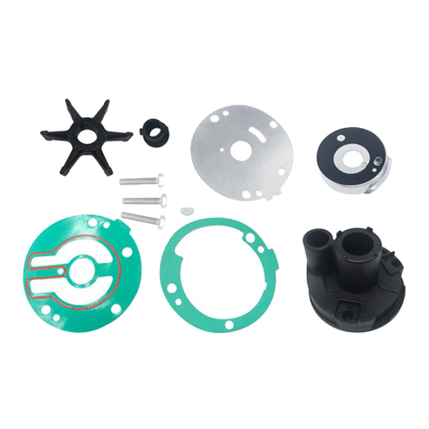 689-W0078 Water Pump Impeller Kit for Yamaha 25HP 30HP Outboard Engines