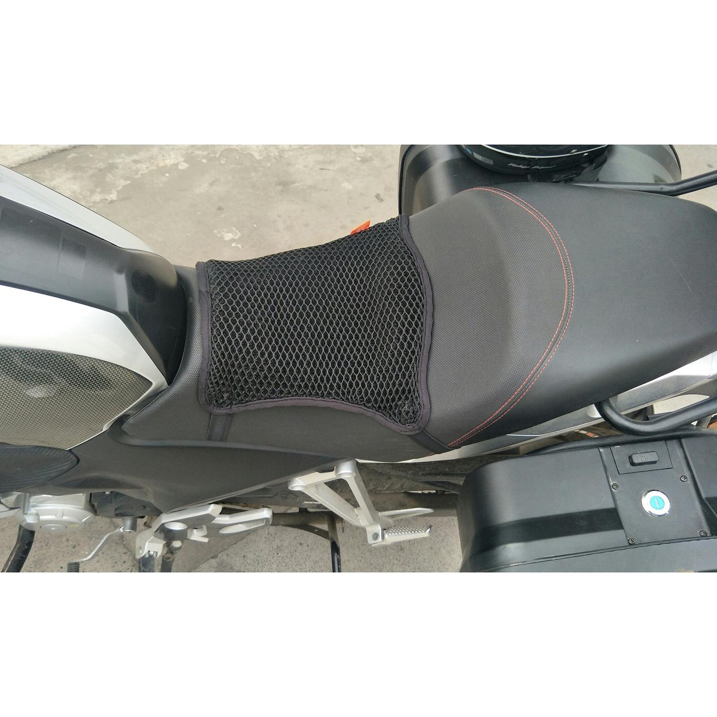 Cool Sunproof Motorcycle Seat Cushion Breathable Cruiser  Double layer S