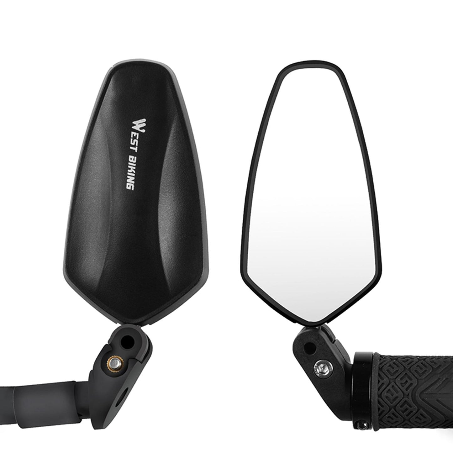 Bike Rear View Mirror Handlebar Installation for Universal Mountain Short