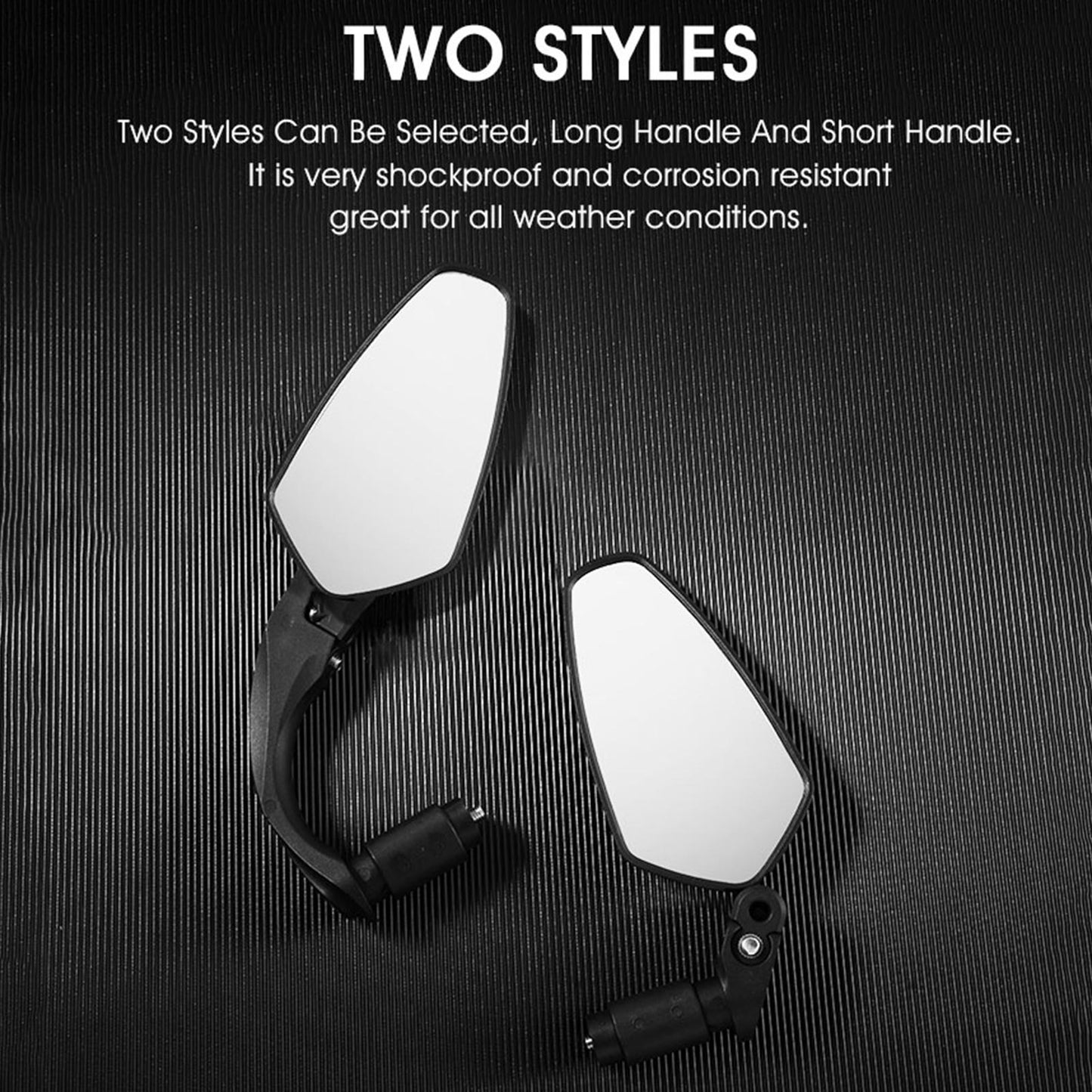 Bike Rear View Mirror Handlebar Installation for Universal Mountain Short
