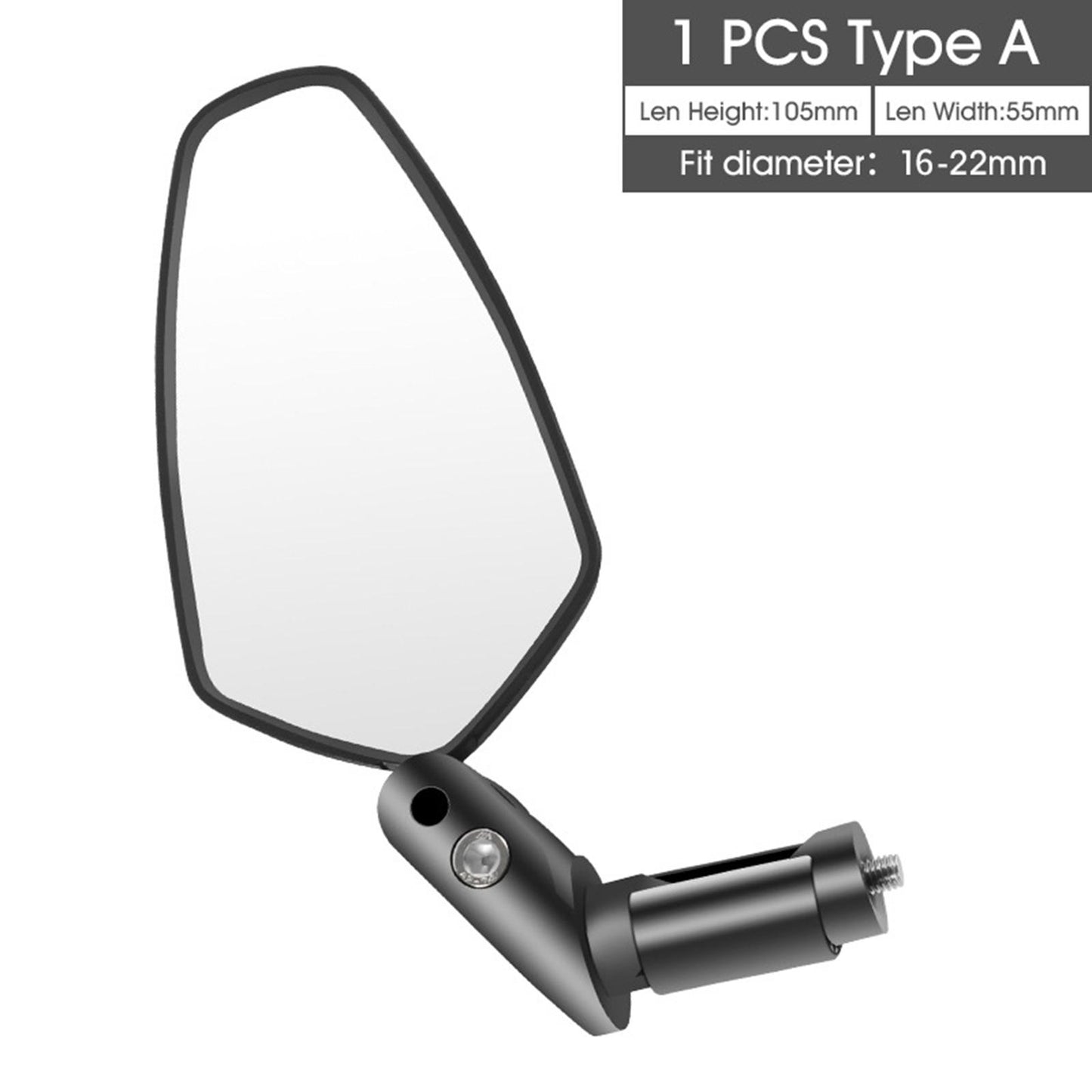 Bike Rear View Mirror Handlebar Installation for Universal Mountain Short