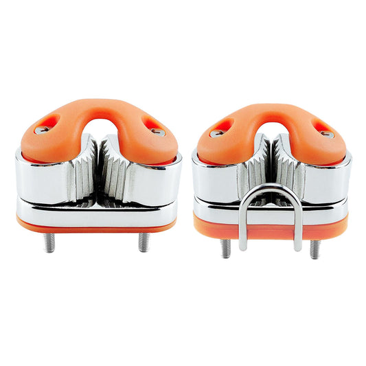 Fast Entry Cam Cleat for Sailboat Dinghy, Stainless Steel without Lead Ring