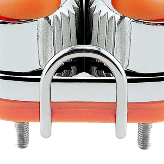Fast Entry Cam Cleat for Sailboat Dinghy, Stainless Steel with Lead Ring