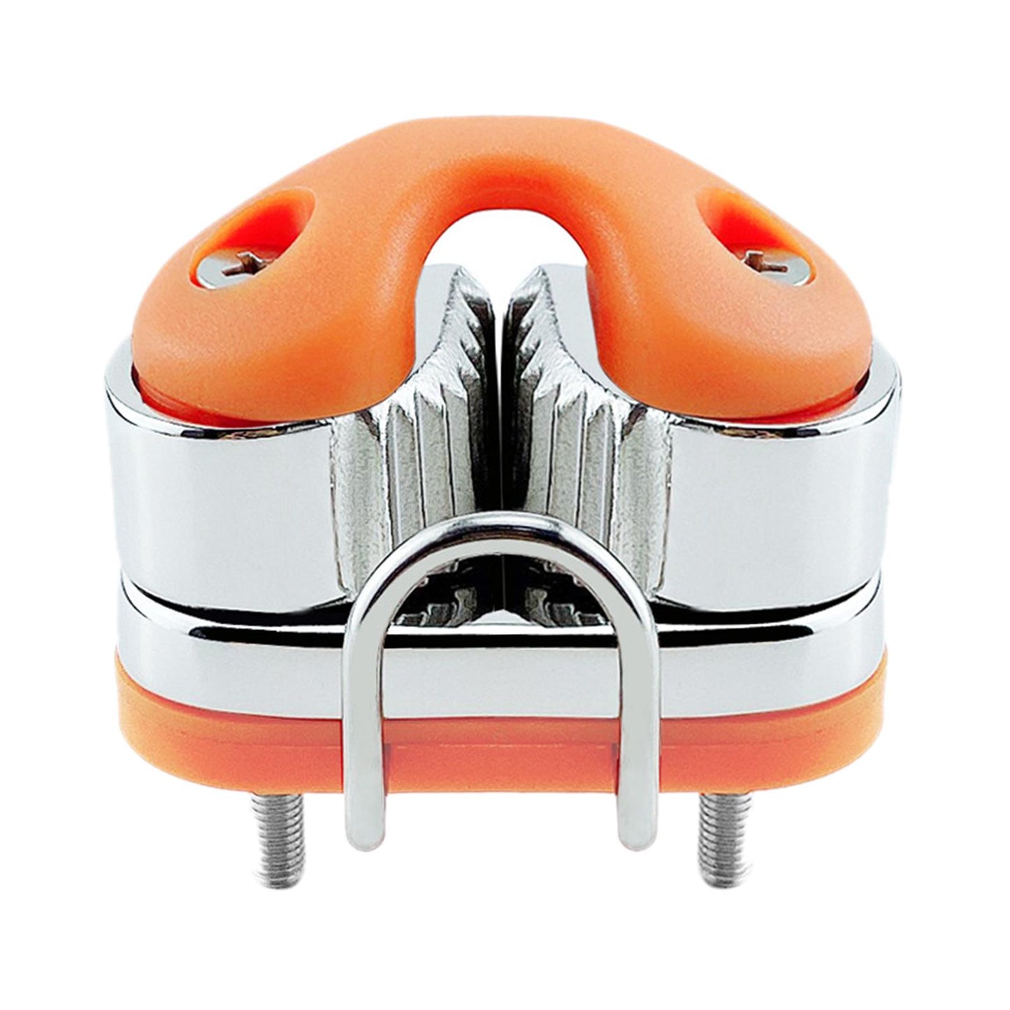 Fast Entry Cam Cleat for Sailboat Dinghy, Stainless Steel with Lead Ring