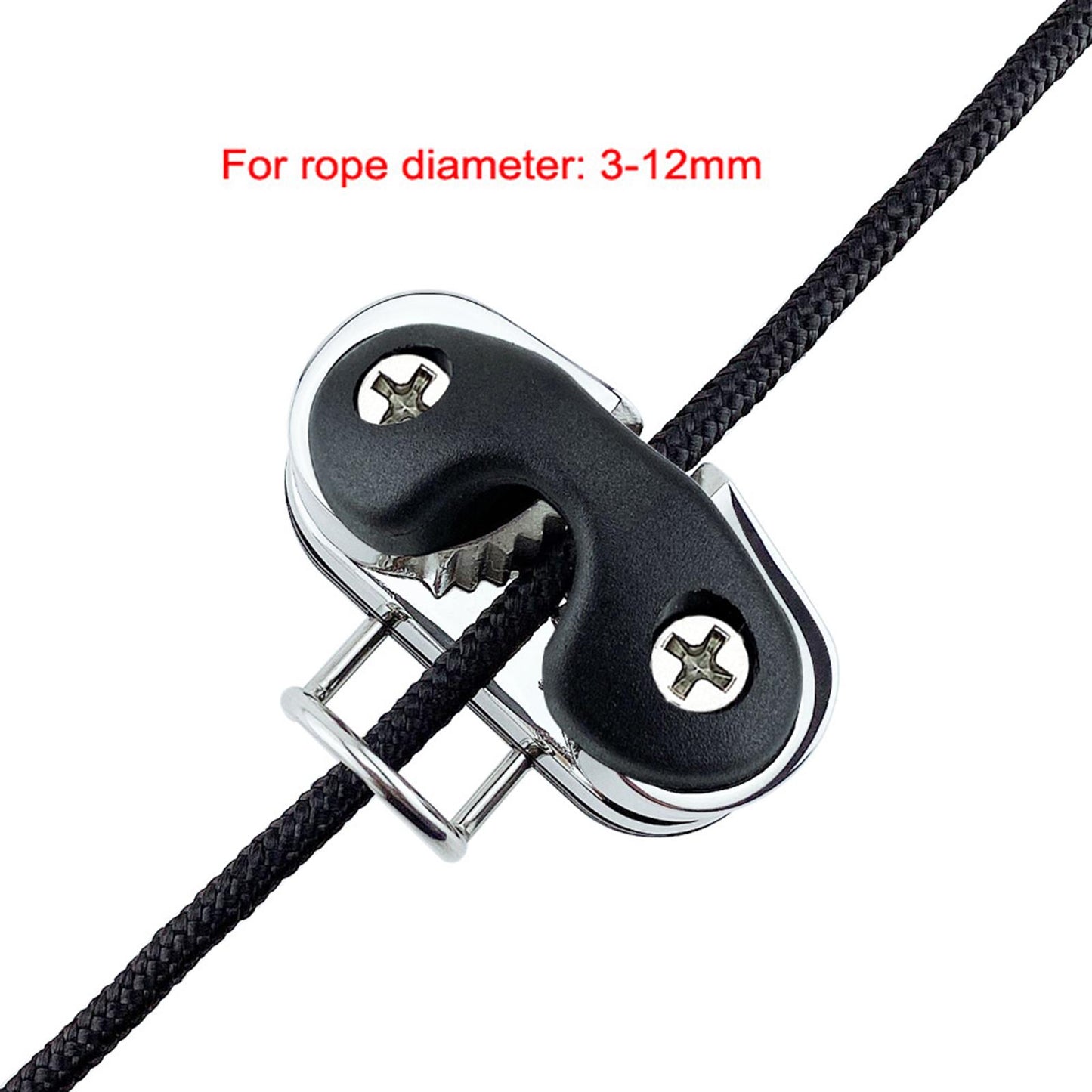 2 Row Ball Bearing Cam Cleat for Fairlead Sailing Marine with leading ring