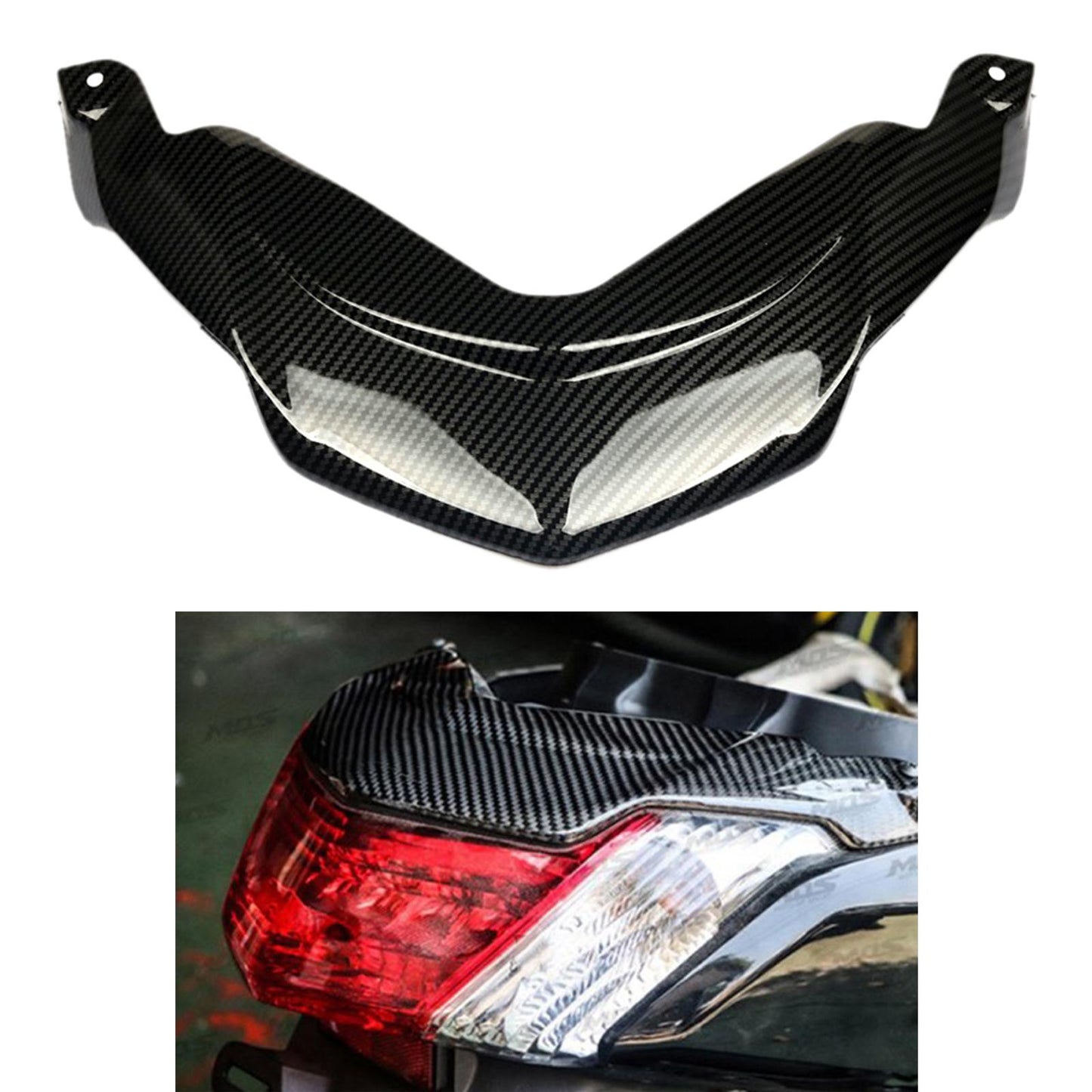 DIY Taillight Cover Rear Brake Lamp Shade for YAMAHA NMAX155 2016 2018