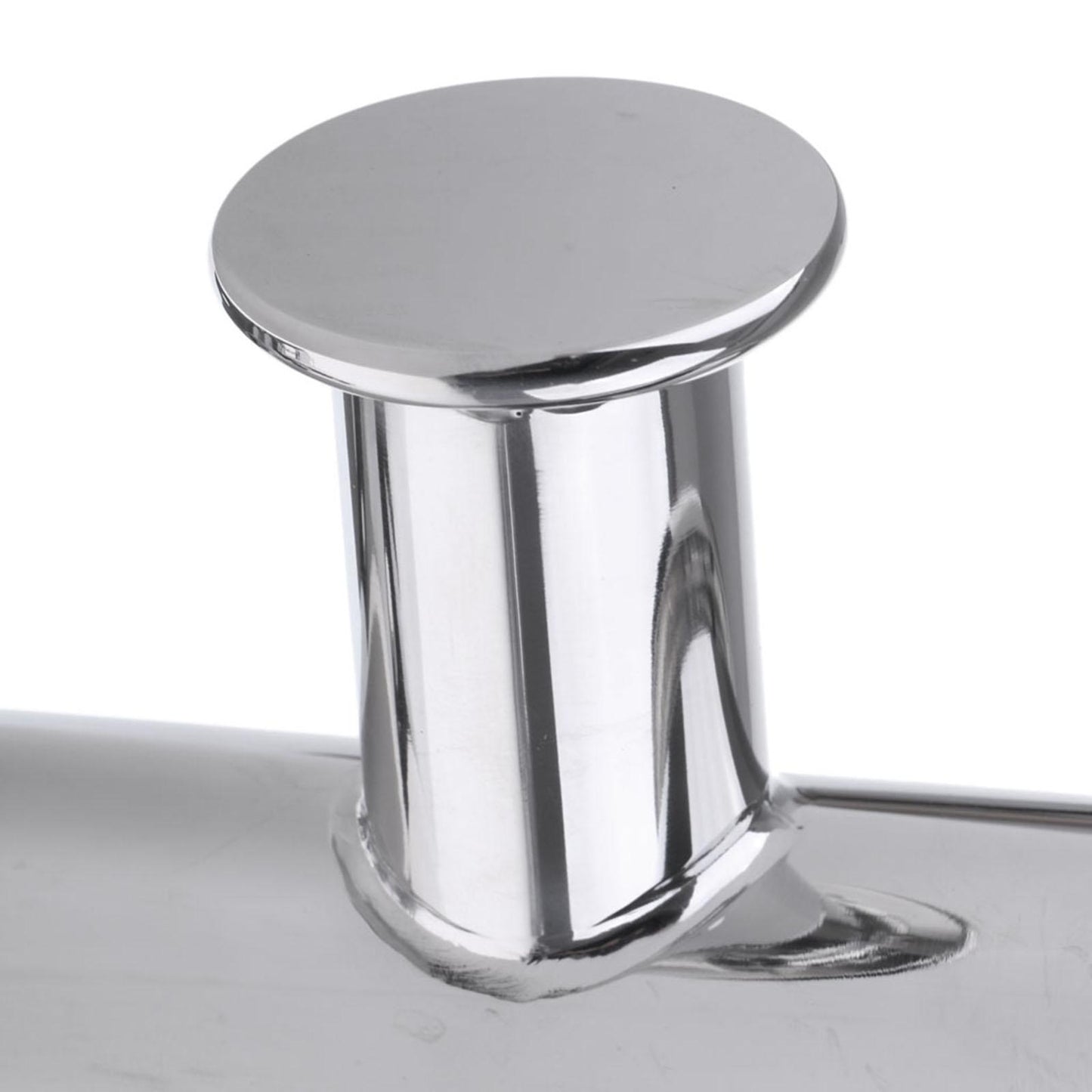 Single Mooring Bitt Cross Bollard Cleat with Base Plate for Boat Marine 1pc