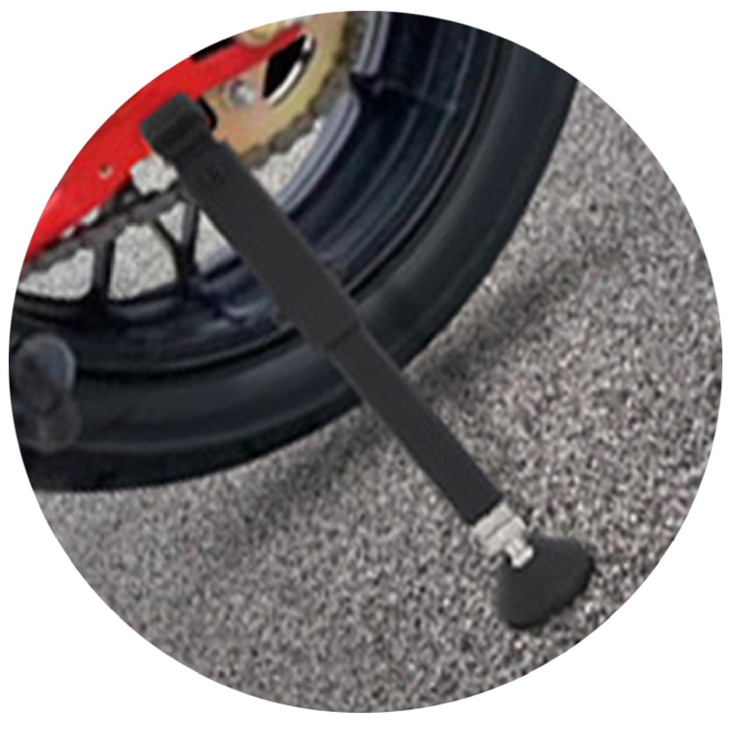 Motorcycle Wheel Support Side Stands for Scooter Dirt Bike  red