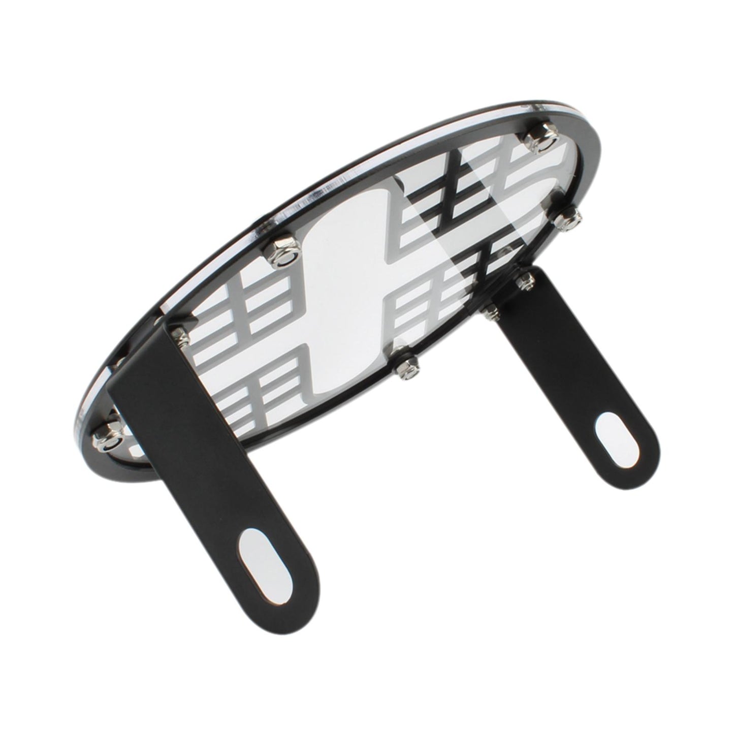 20cm Motorbike Headlamp Mask Motorcycle Headlight Covers Mesh Grill Clear