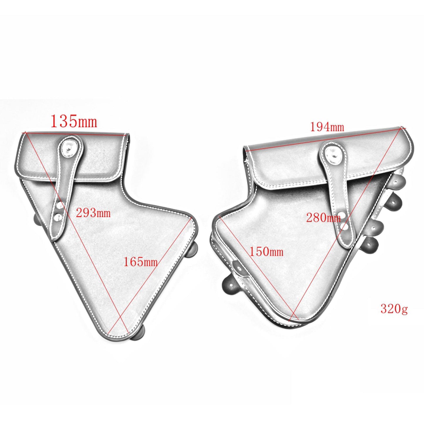 Motorcycle Placement Tools Frame Bag Waterproof for BMW RnineT Pure Gray