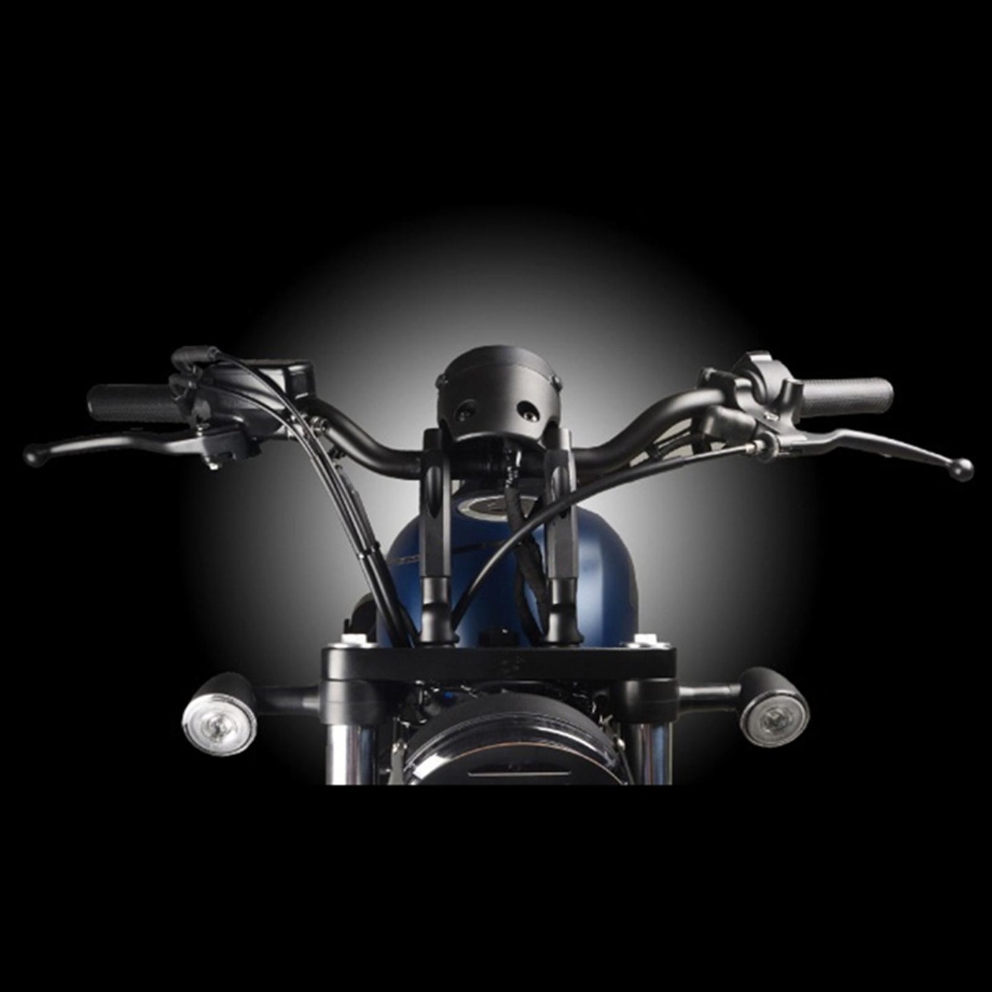 Universal Handle Bar Risers Connector for Honda Rebel CMX500 CMX300 Black