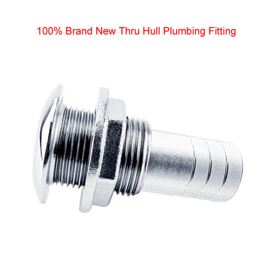 Stainless Steel Yacht Water Outlet Port Drain Vent Joint Boat Parts 25mm