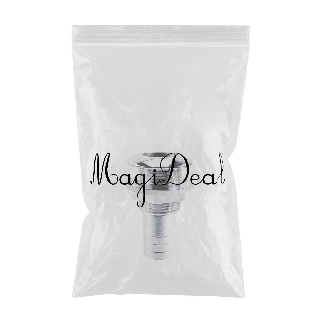 Stainless Steel Yacht Water Outlet Port Drain Vent Joint Boat Parts 25mm