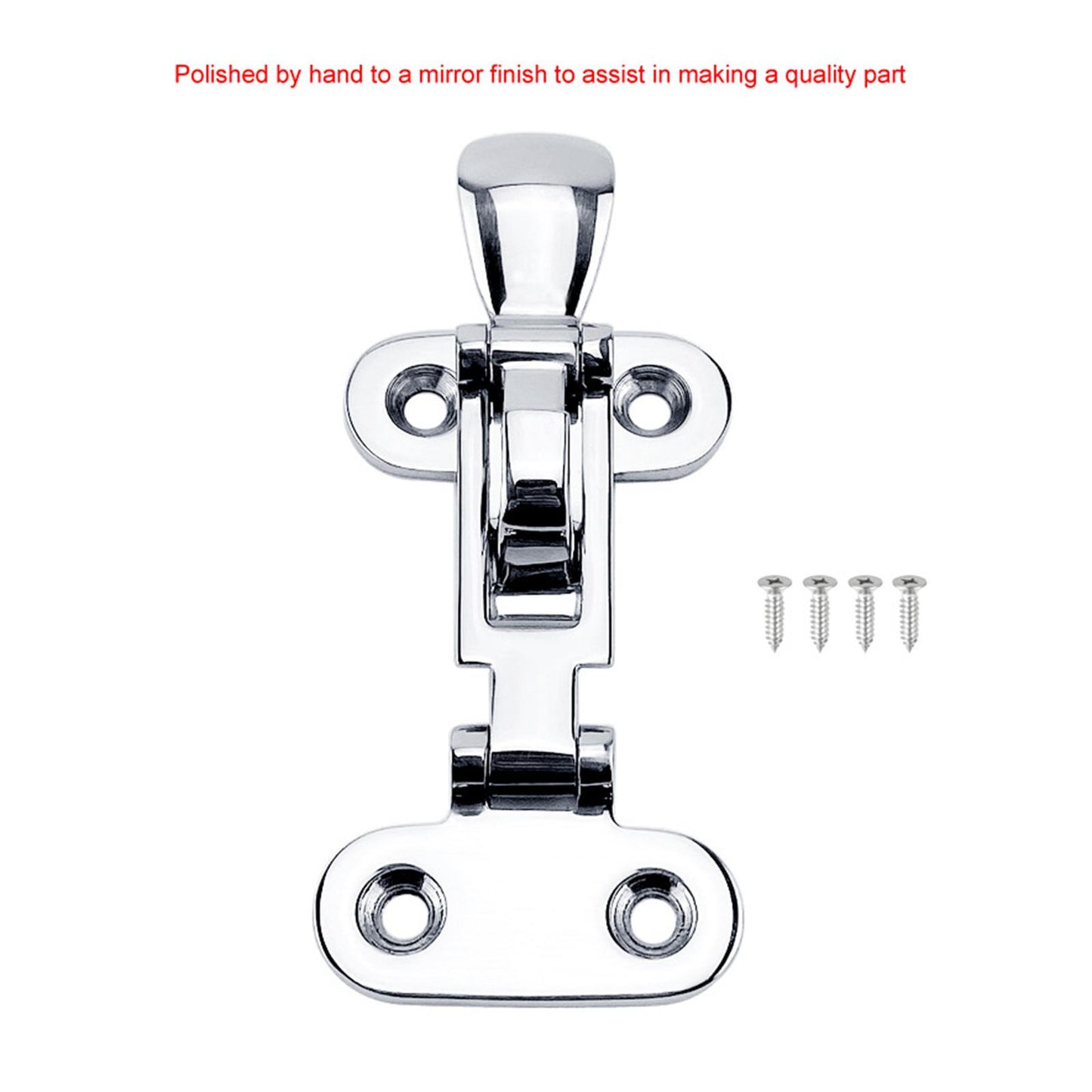 Marine Locker Hatch Anti-Rattle Latch Fastener Clamp Yacht Accessory 113mm