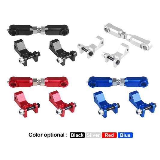 Front and Rear Lowering Set for Yamaha Raptor 350 YFM350 ATV Red
