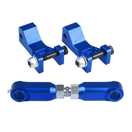 Front and Rear Lowering Set for Yamaha Raptor 350 YFM350 ATV Blue