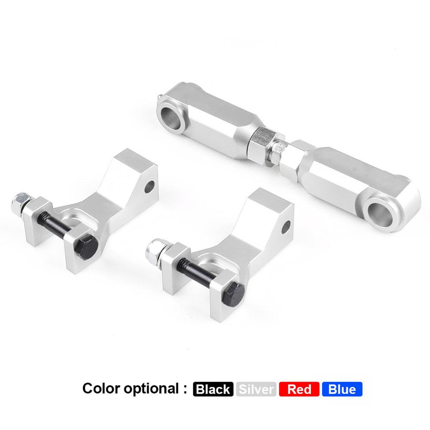 Front and Rear Lowering Set for Yamaha Raptor 350 YFM350 ATV Silver