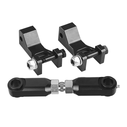 Front and Rear Lowering Set for Yamaha Raptor 350 YFM350 ATV Black