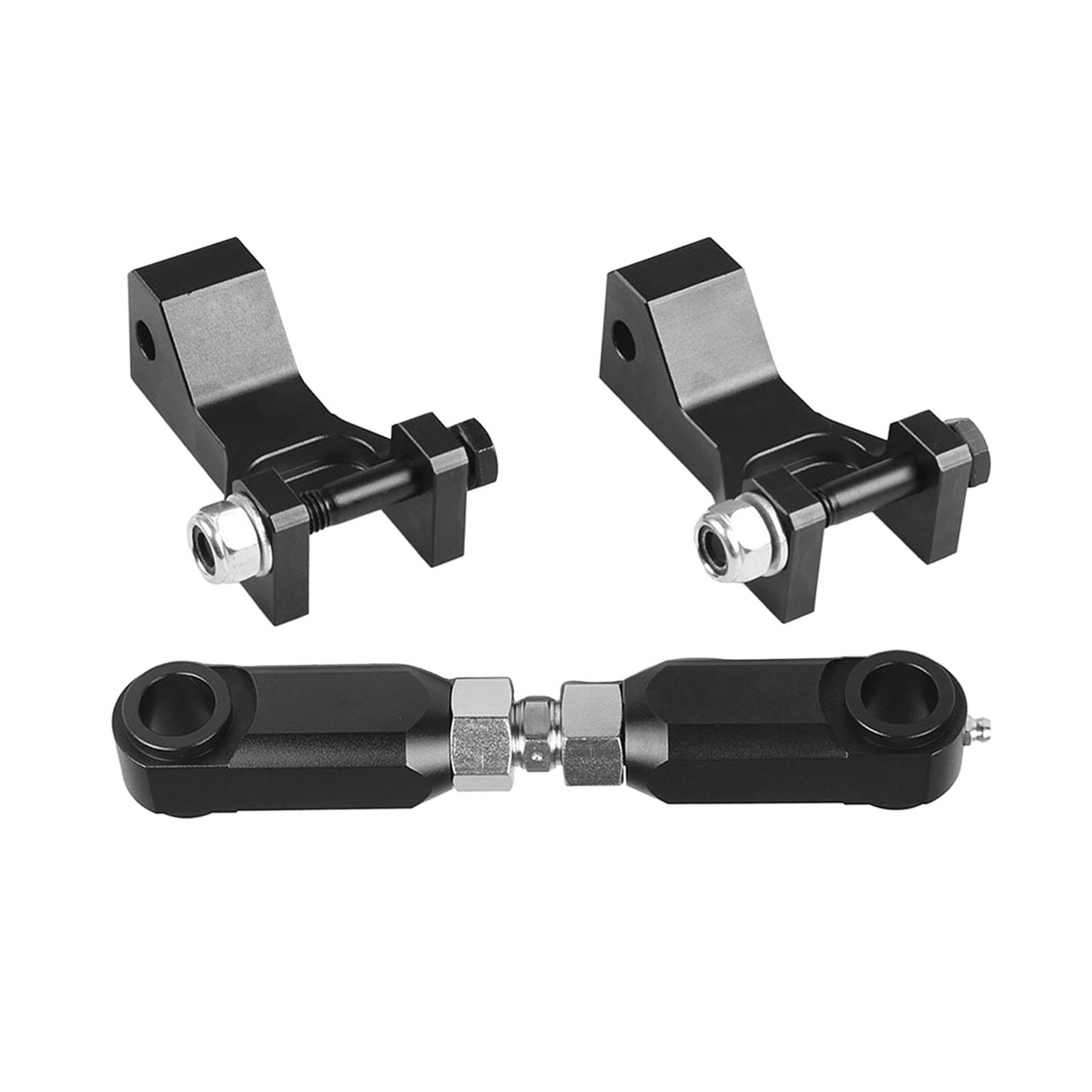 Front and Rear Lowering Set for Yamaha Raptor 350 YFM350 ATV Black
