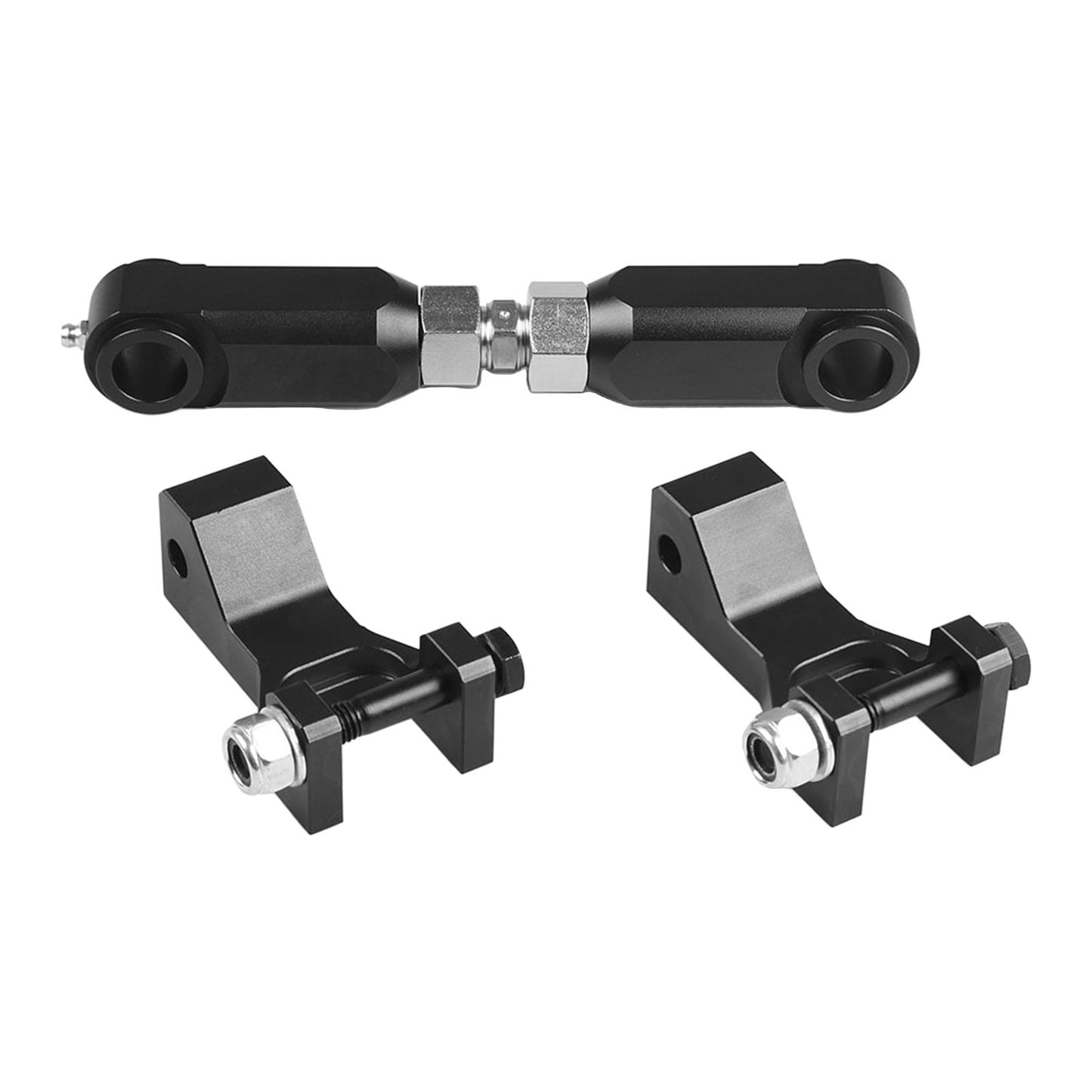 Front and Rear Lowering Set for Yamaha Raptor 350 YFM350 ATV Black