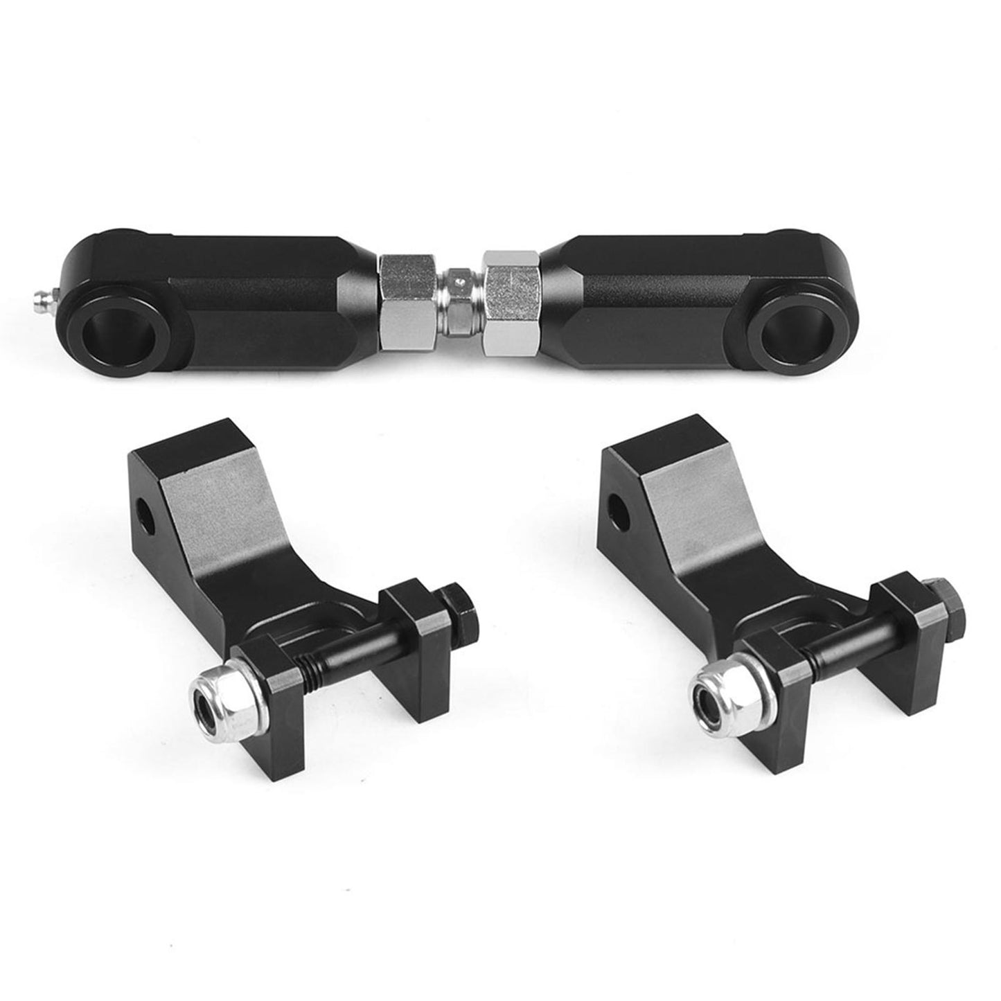 Front and Rear Lowering Set for Yamaha Raptor 350 YFM350 ATV Black