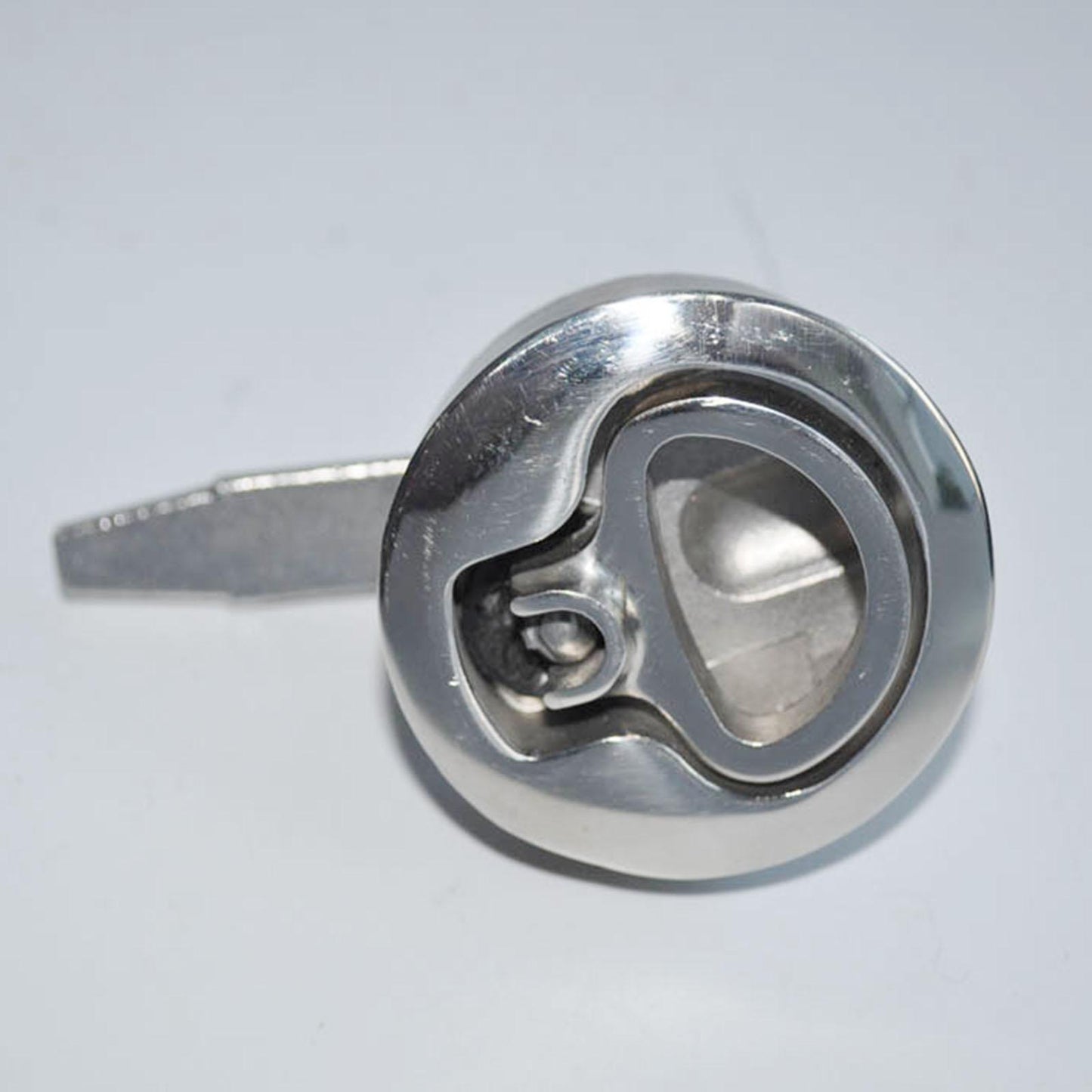 Metal 2.2inch Boat Hatch Lift Ring Handle Lock Latch for RV Yacht Hardware