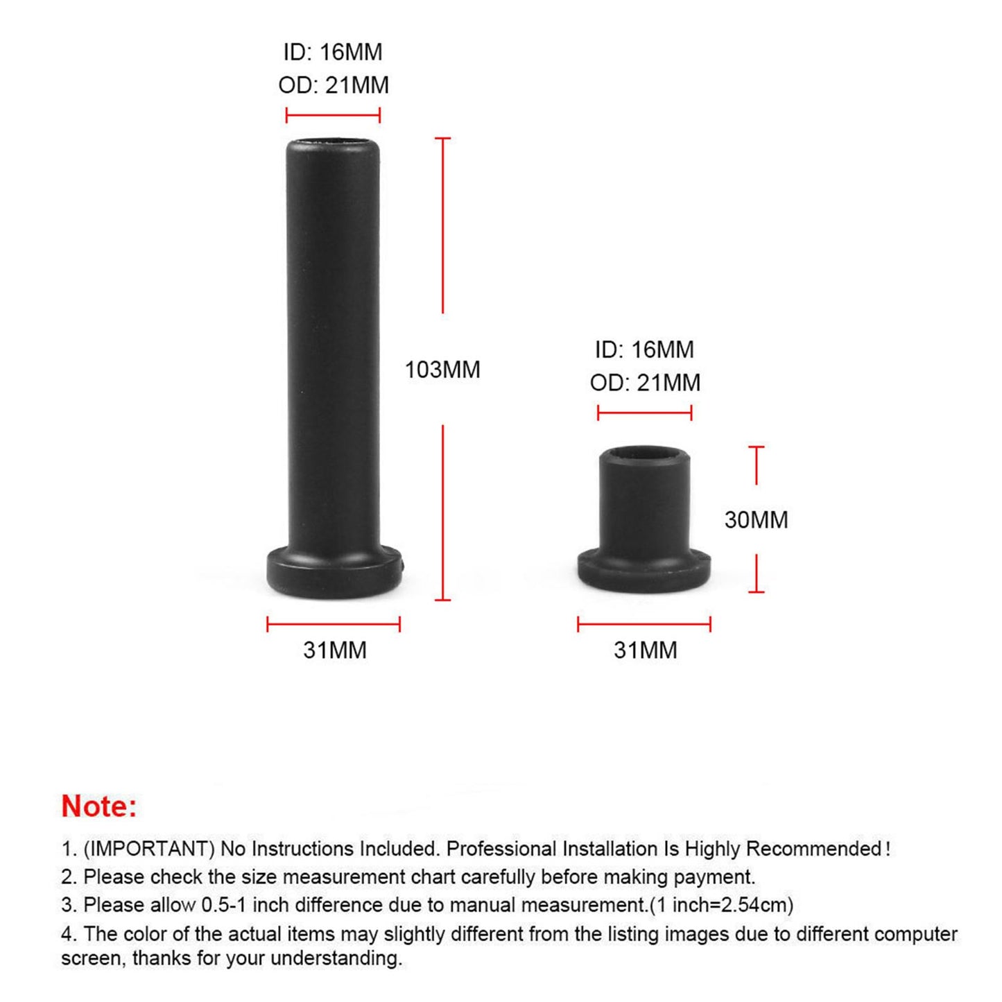 Rear Suspension Bushings Kit for Polaris Sportsman X2 800 Deluxe EFI 2007