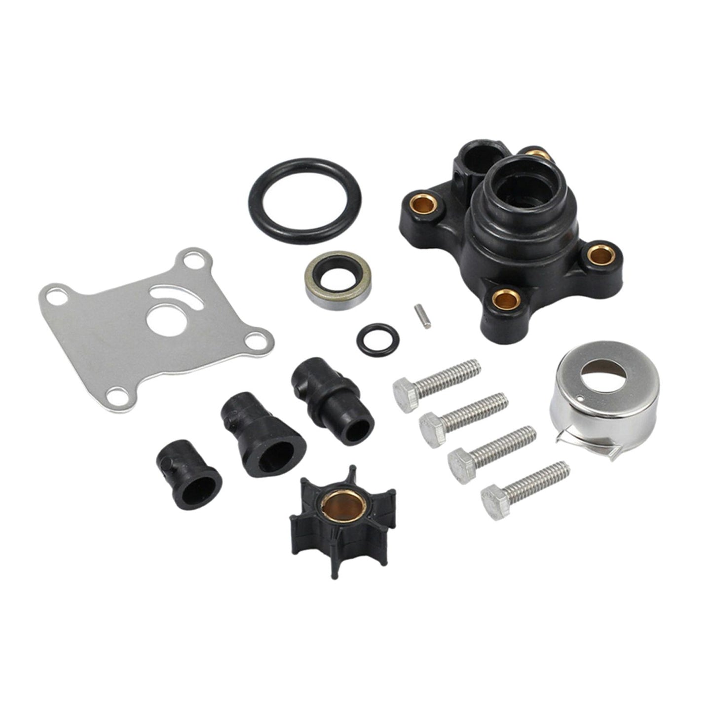 Water Pump Impeller Kit Fit for Johnson Evinrude 2 & 4 STROKE 9.9 15 HP