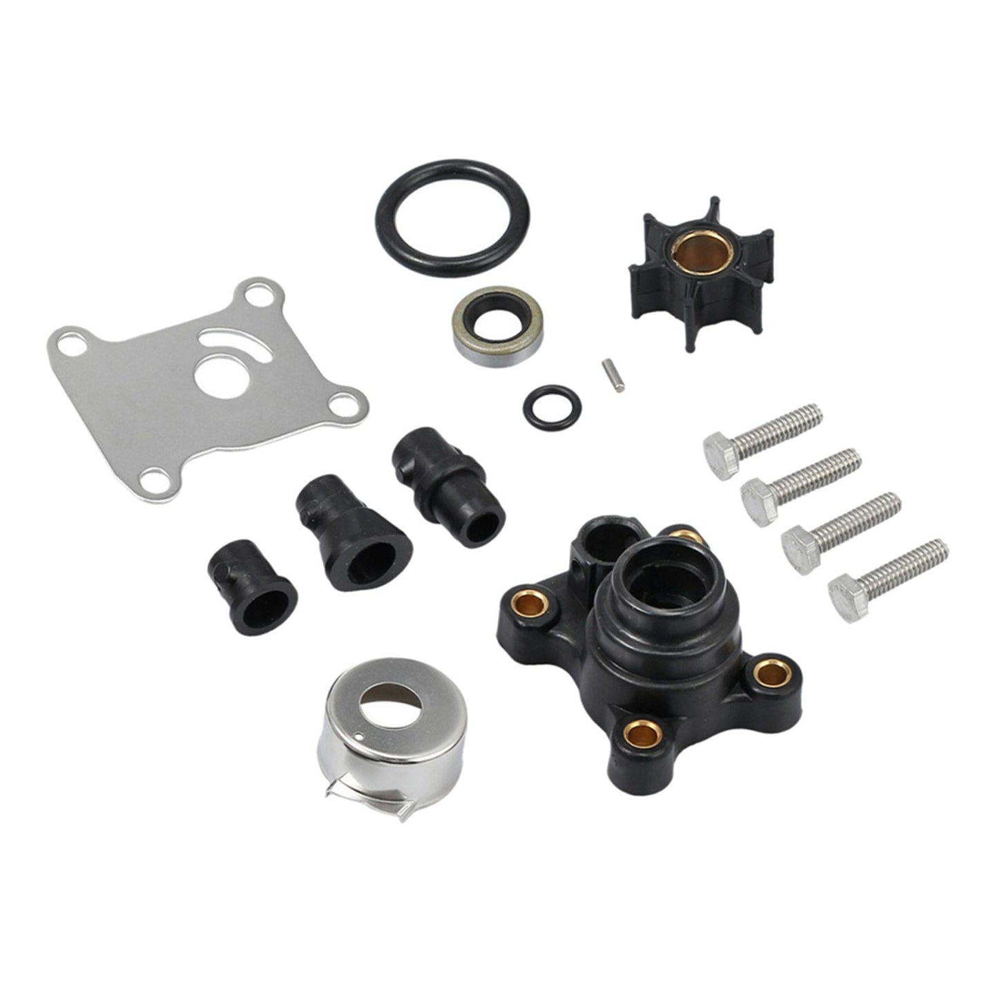 Water Pump Impeller Kit Fit for Johnson Evinrude 2 & 4 STROKE 9.9 15 HP