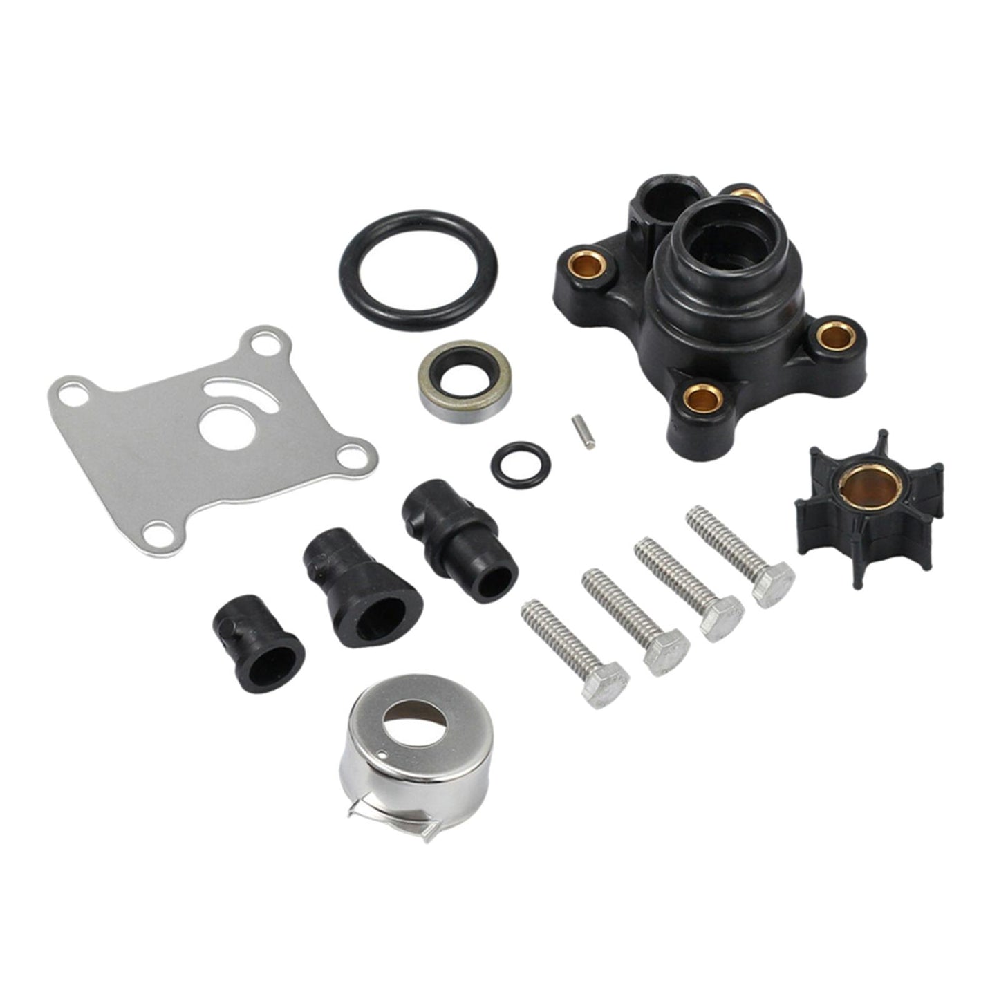 Water Pump Impeller Kit Fit for Johnson Evinrude 2 & 4 STROKE 9.9 15 HP