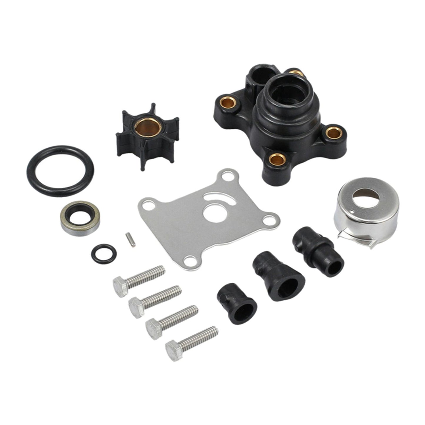 Water Pump Impeller Kit Fit for Johnson Evinrude 2 & 4 STROKE 9.9 15 HP