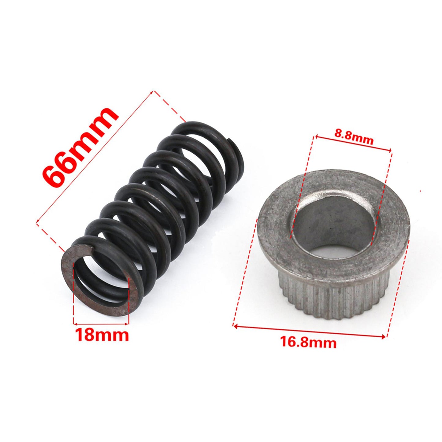 Front Rear Door Hinge Pin Spring & Bushing Kit for Chevrolet S10 94-04