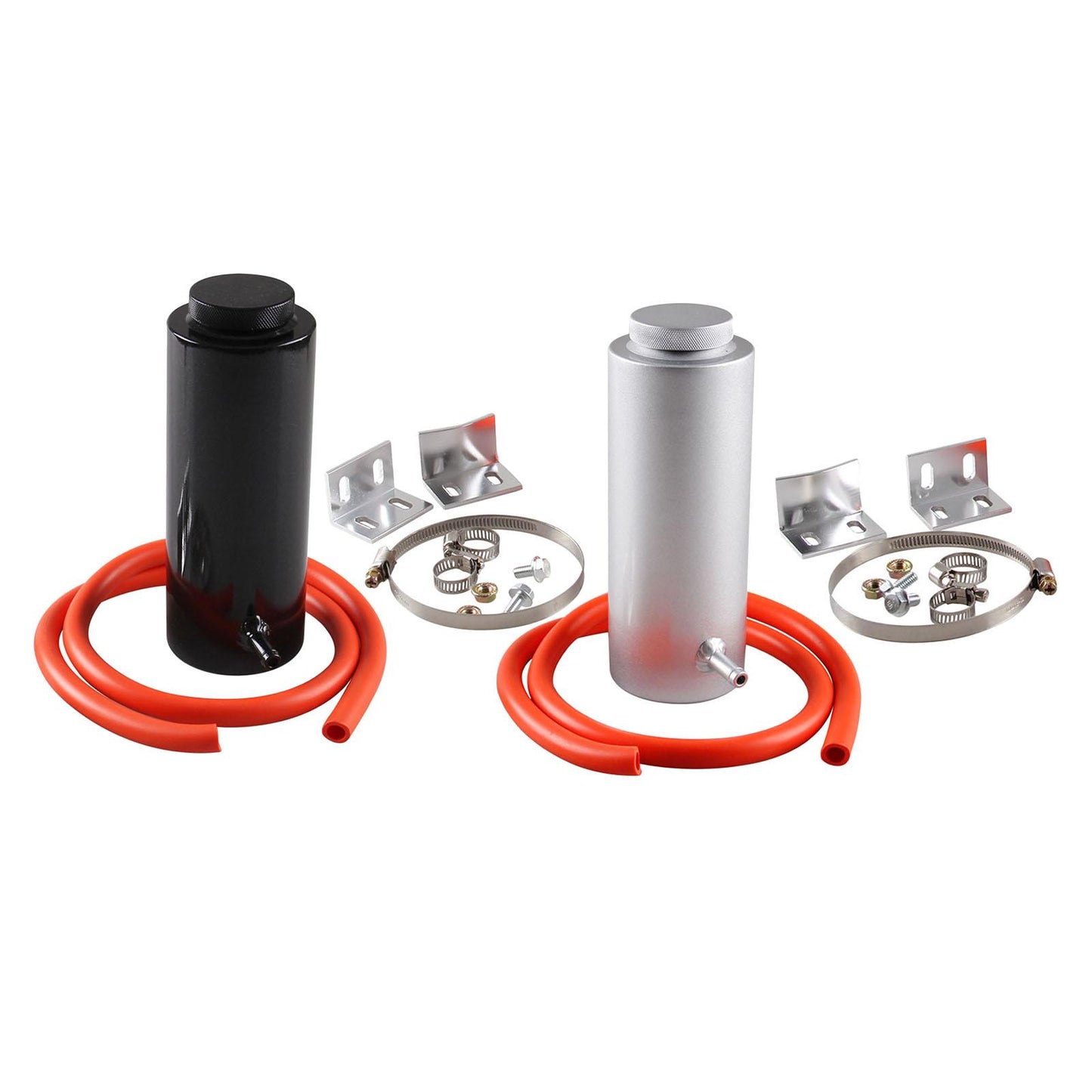 Universal Car Radiator Coolant Oil Catch Can Overflow Catch Tank Black