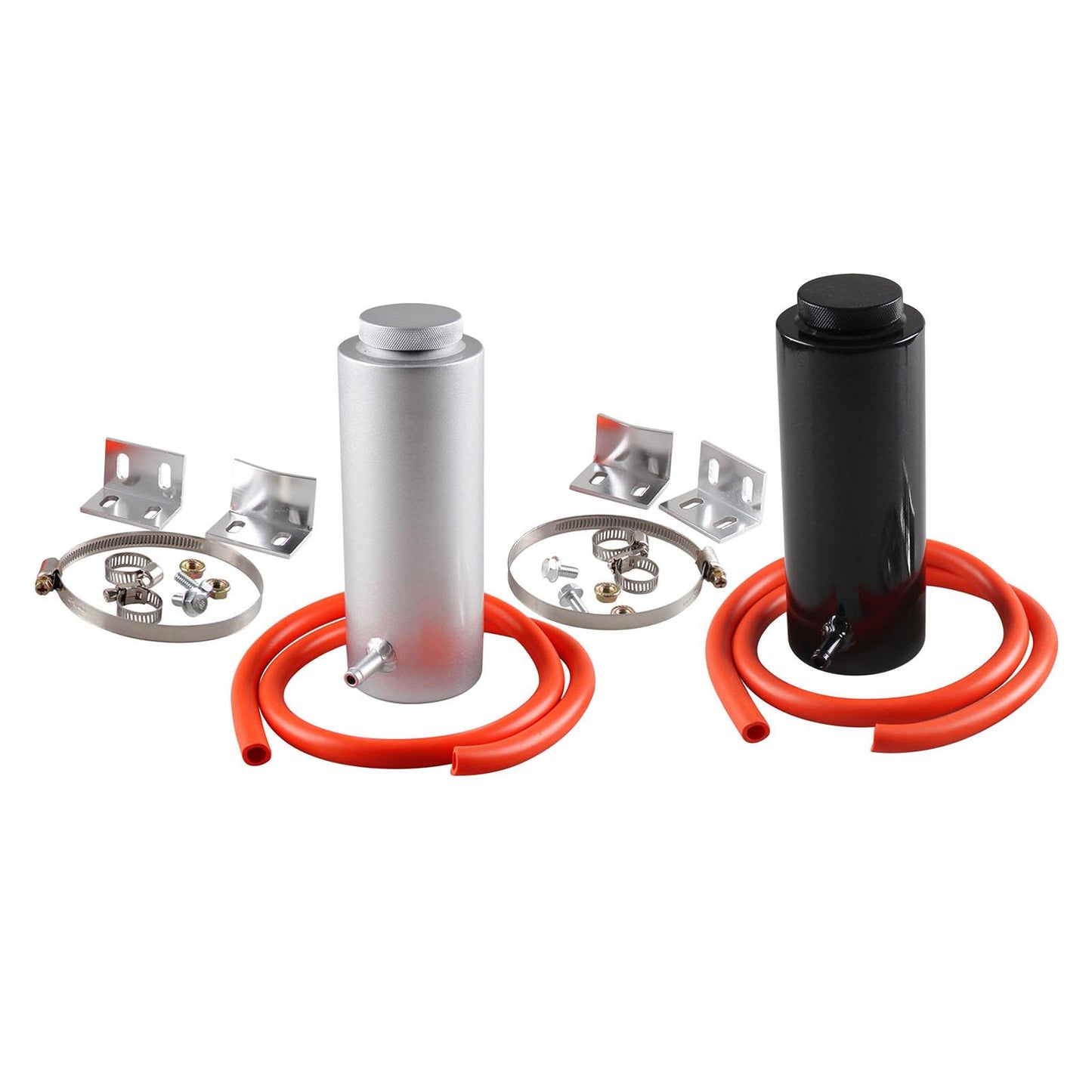 Universal Car Radiator Coolant Oil Catch Can Overflow Catch Tank Black