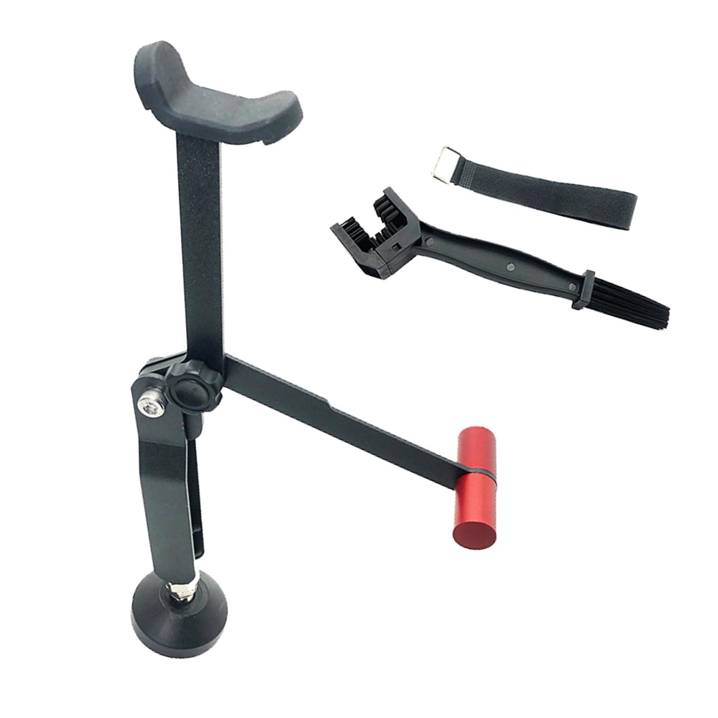 Foldable Motorcycle Wheel Lifter Lift Outdoor Frame for Suzuki Black Red