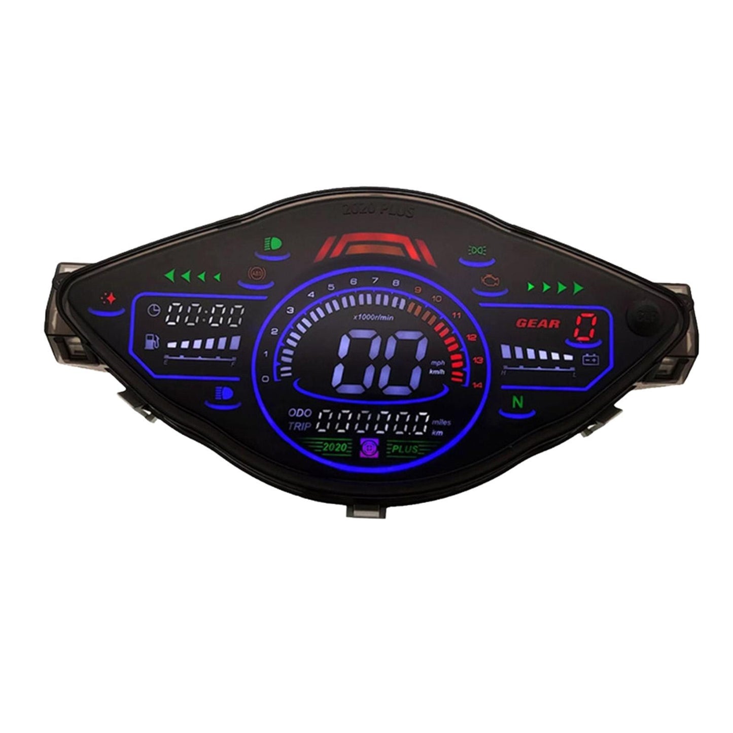 Motorcycle Speedometer Odometer Tachometer Gauge for Honda Wave 100 DC8-12V
