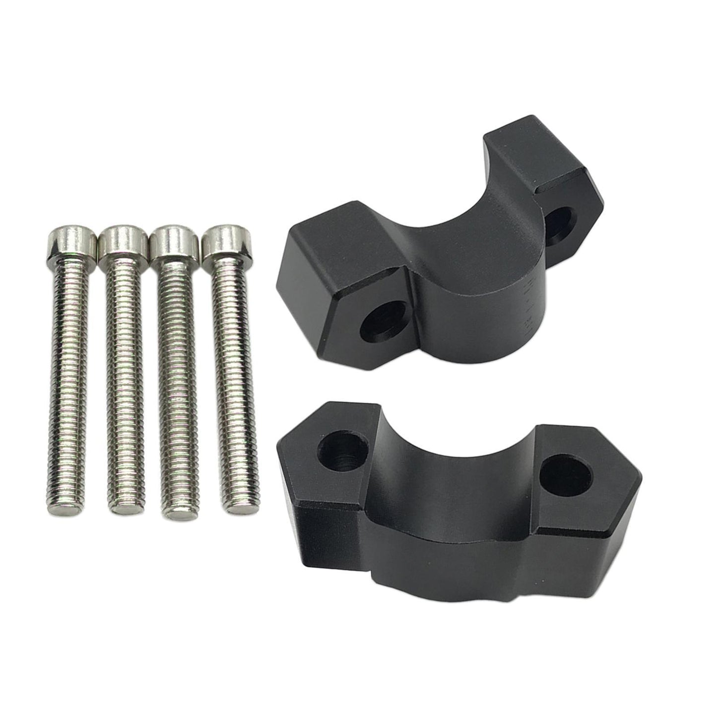 2pcs Motorcycle Handlebar Riser for BMW F850GS F850GS ADV 2018-2020 Black