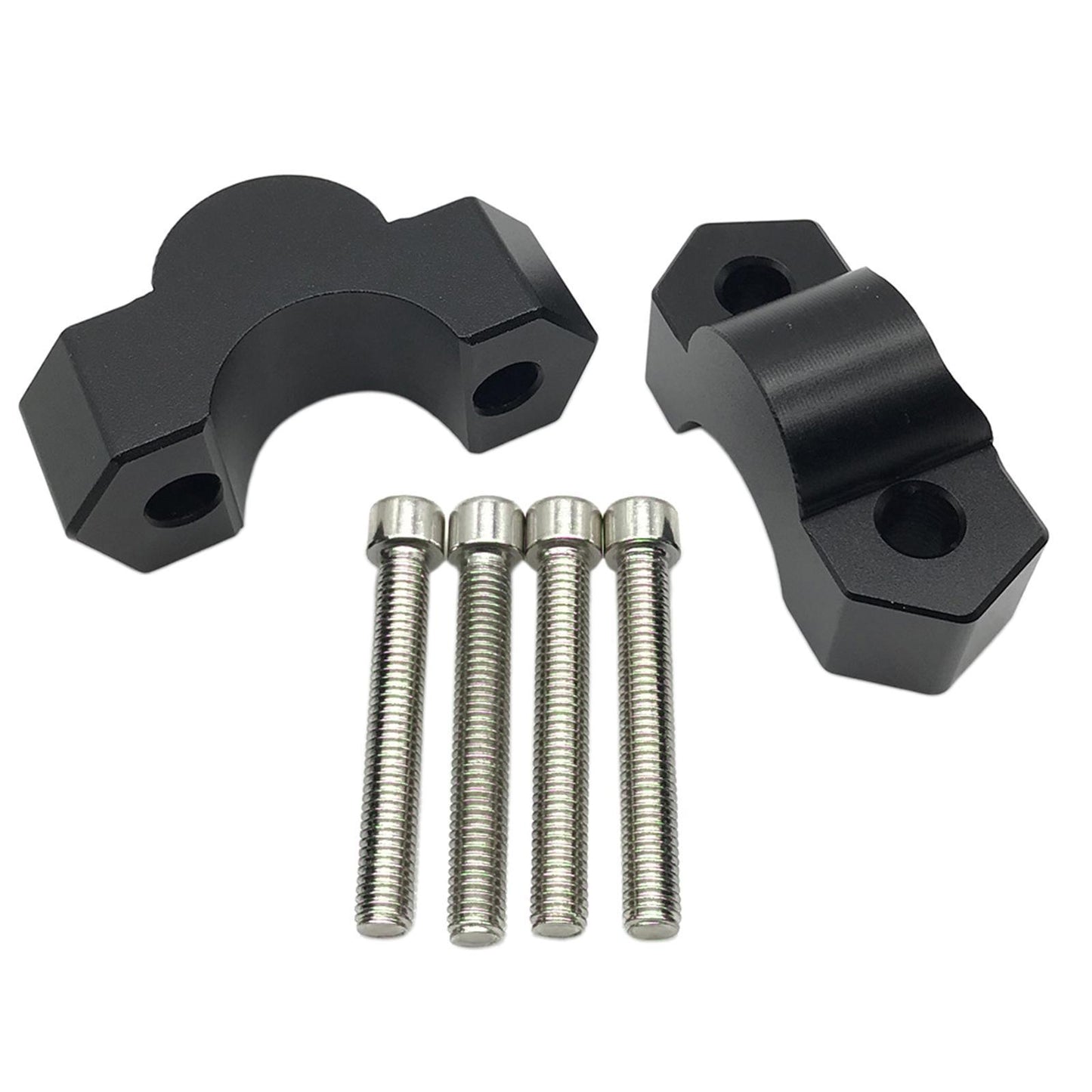 2pcs Motorcycle Handlebar Riser for BMW F850GS F850GS ADV 2018-2020 Black