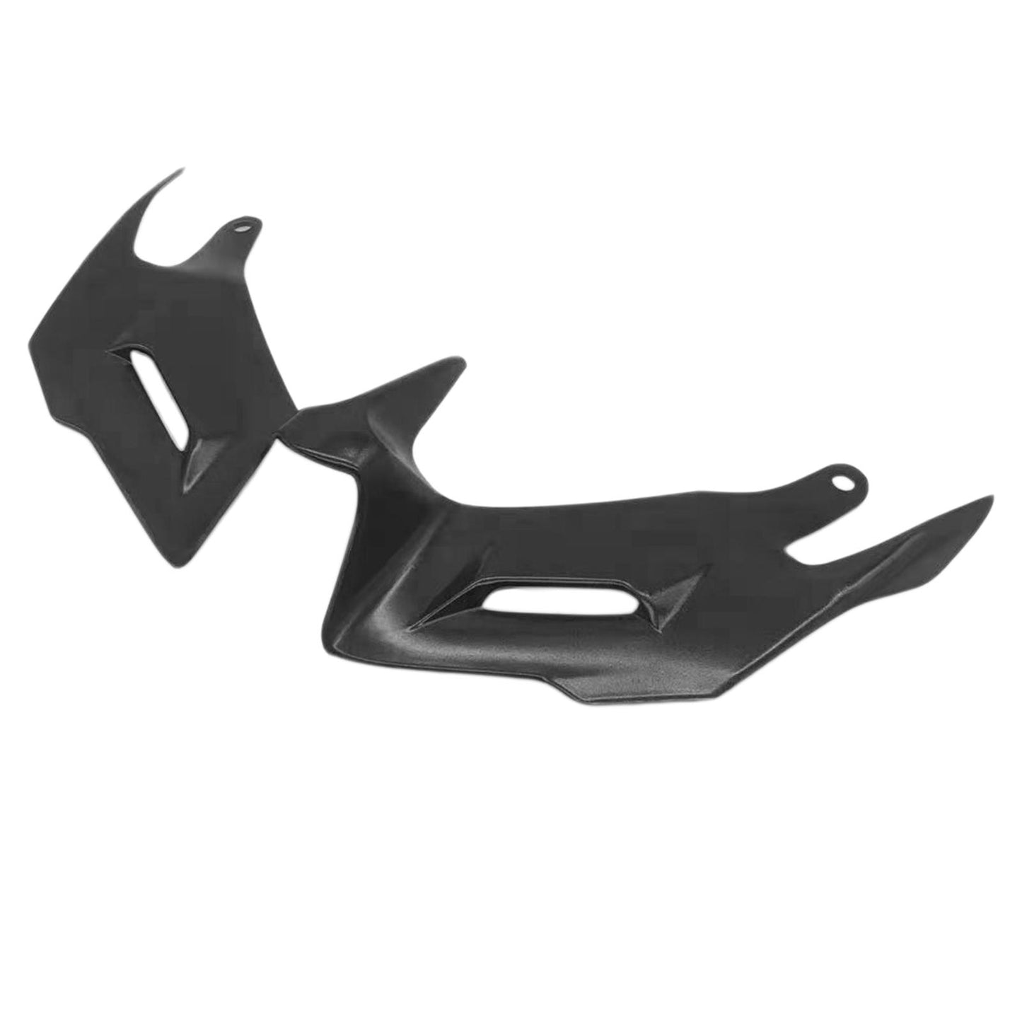 ABS Front Fairing Pneumatic Winglets Spoiler For Yamaha YZF R3 R25 2014-2018 Black