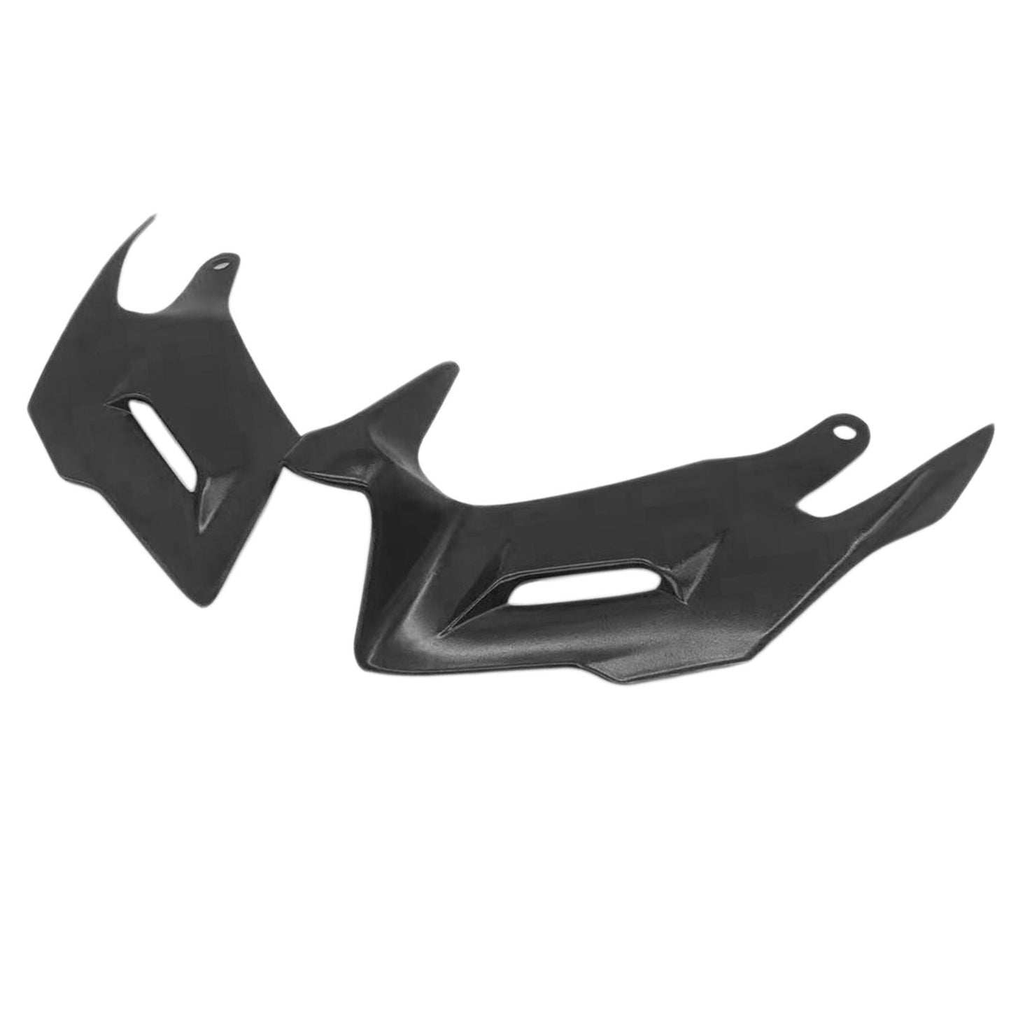 ABS Front Fairing Pneumatic Winglets Spoiler For Yamaha YZF R3 R25 2014-2018 Black