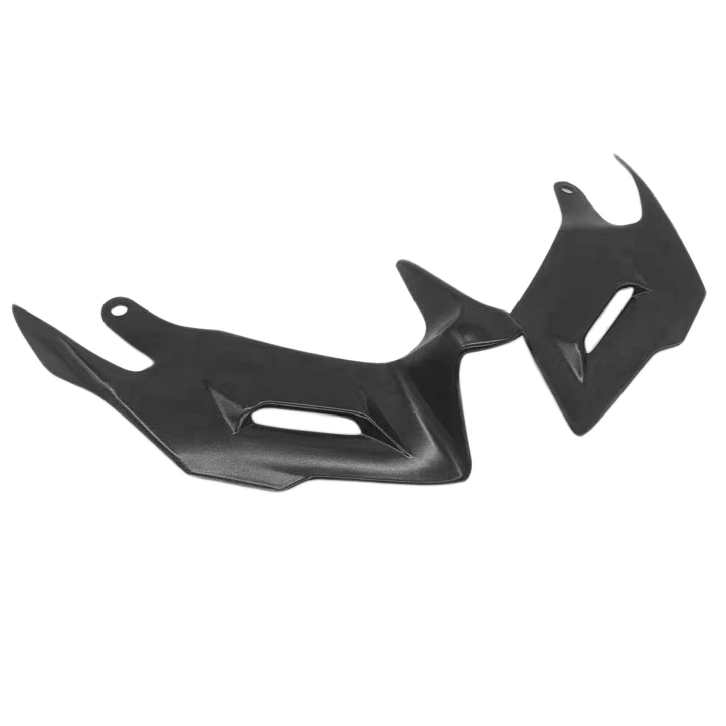 ABS Front Fairing Pneumatic Winglets Spoiler For Yamaha YZF R3 R25 2014-2018 Black