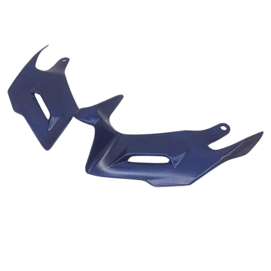 ABS Front Fairing Pneumatic Winglets Spoiler For Yamaha YZF R3 R25 2014-2018 Blue