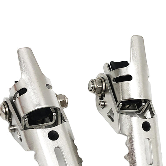 2Pcs Motorcycle Highway Front Foot Pegs Footrests for BMW R1200GS LC Silver