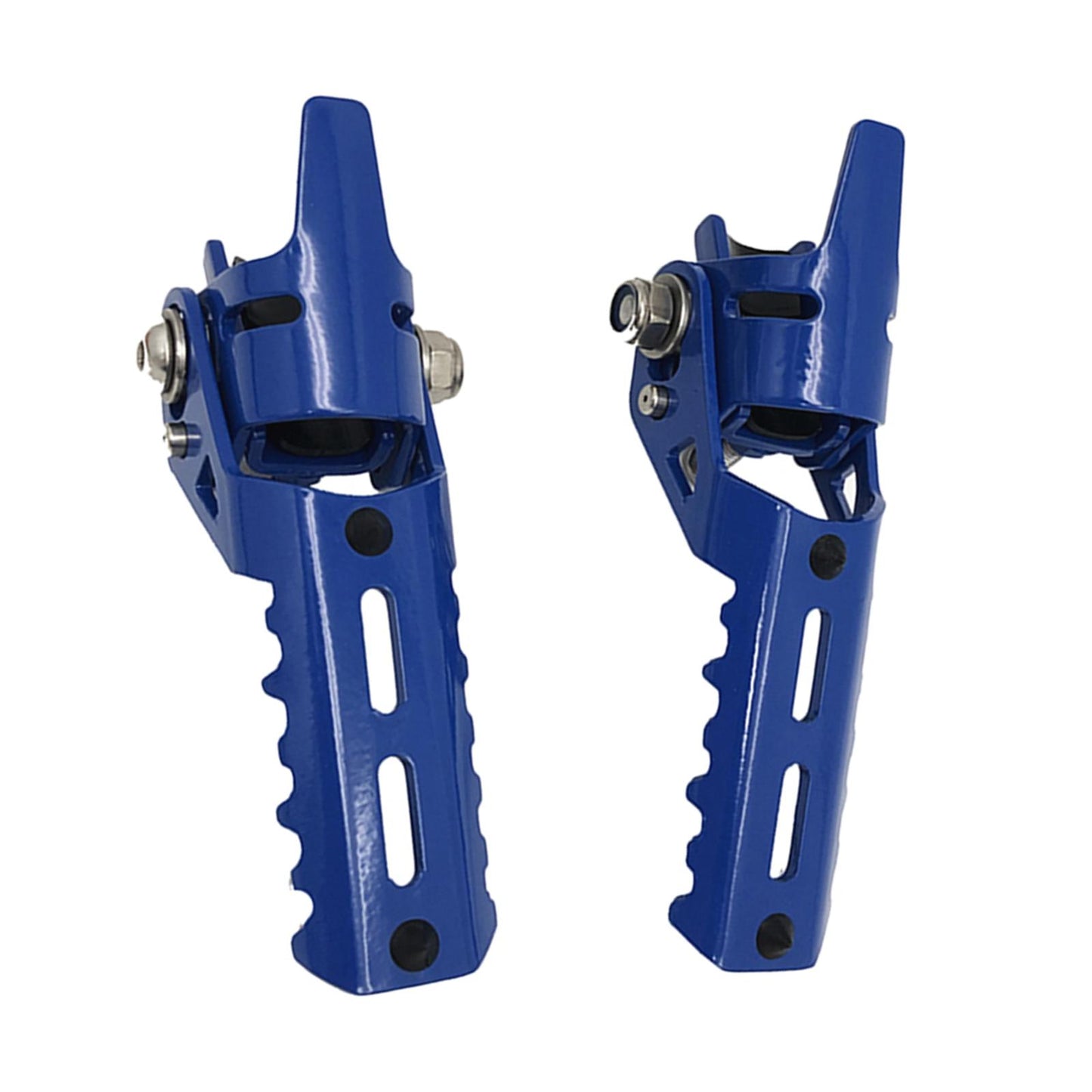 2Pcs Motorcycle Highway Front Foot Pegs Footrests for BMW R1200GS LC Blue